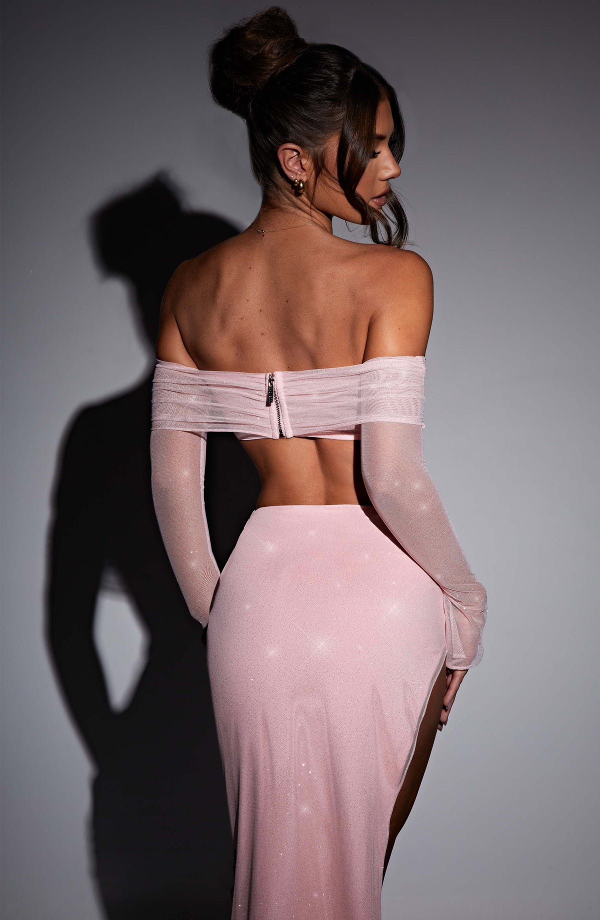 Janae Top in Pink Sparkle