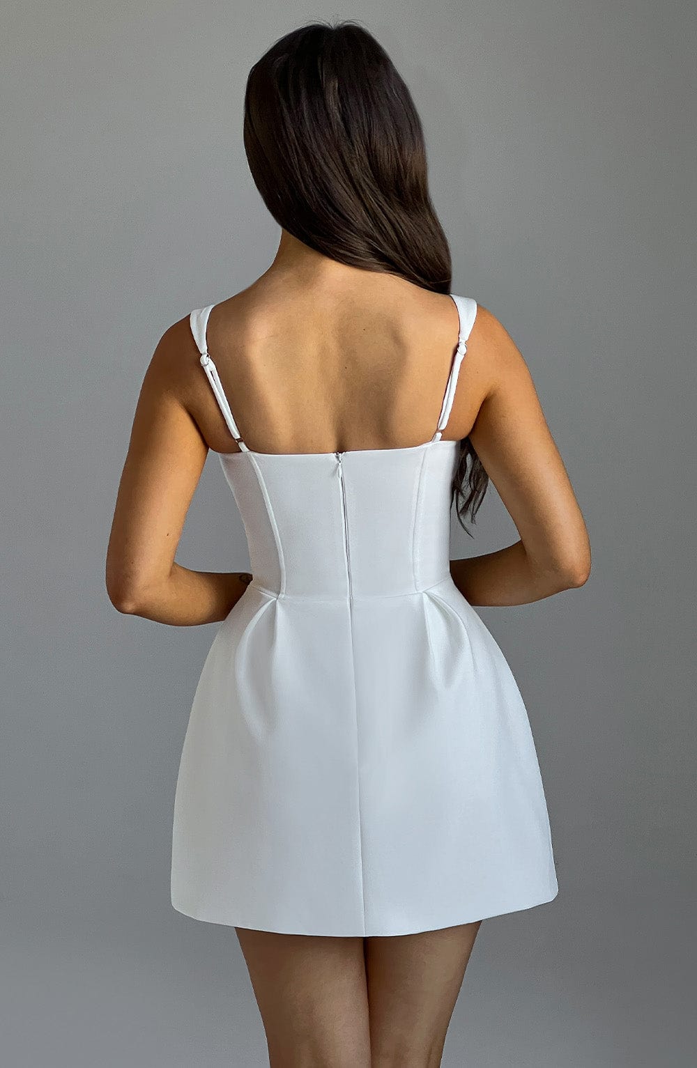 Janelia Mini Dress in Ivory