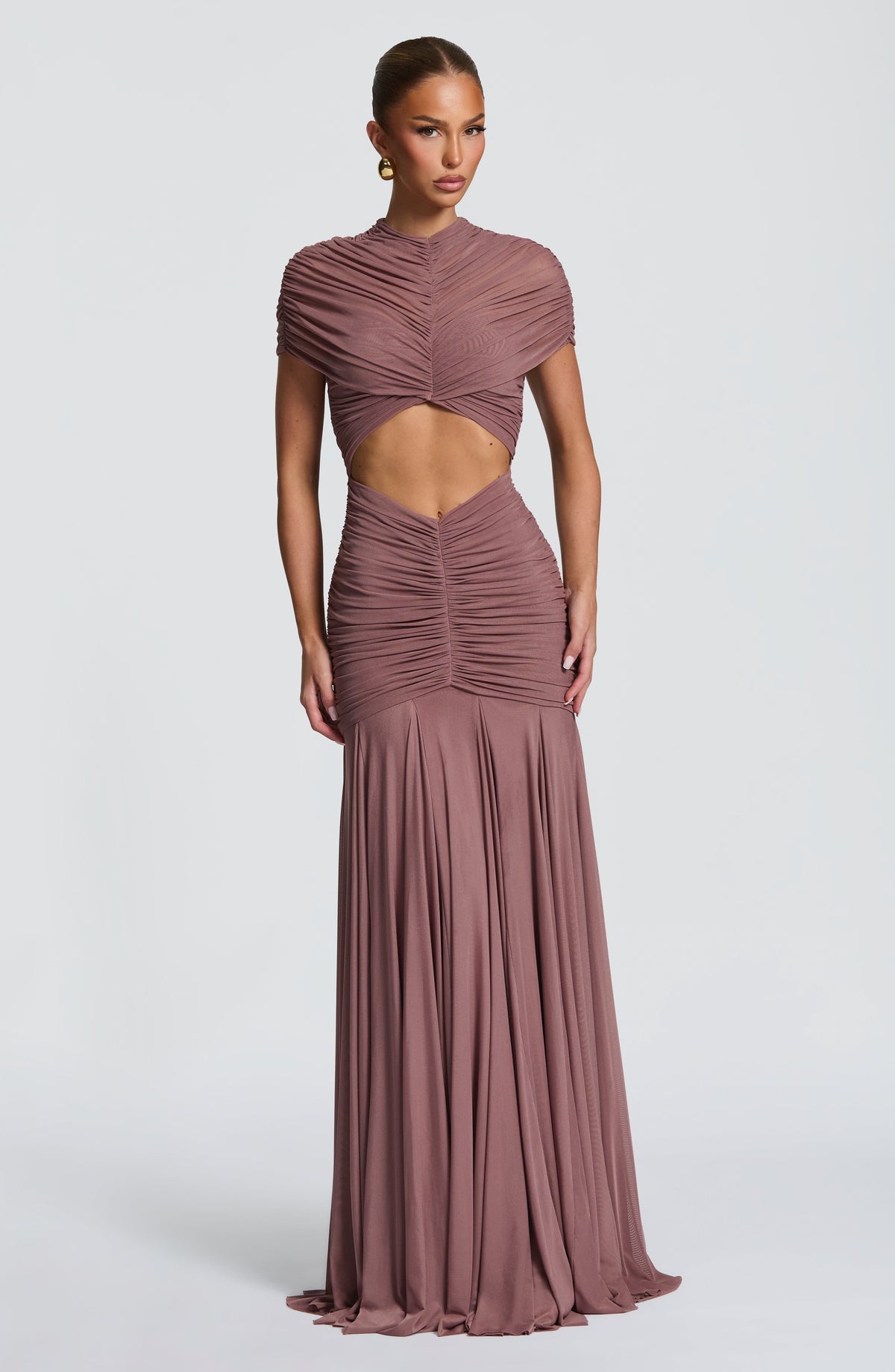 Jayla Maxi Dress in Dusty Rose