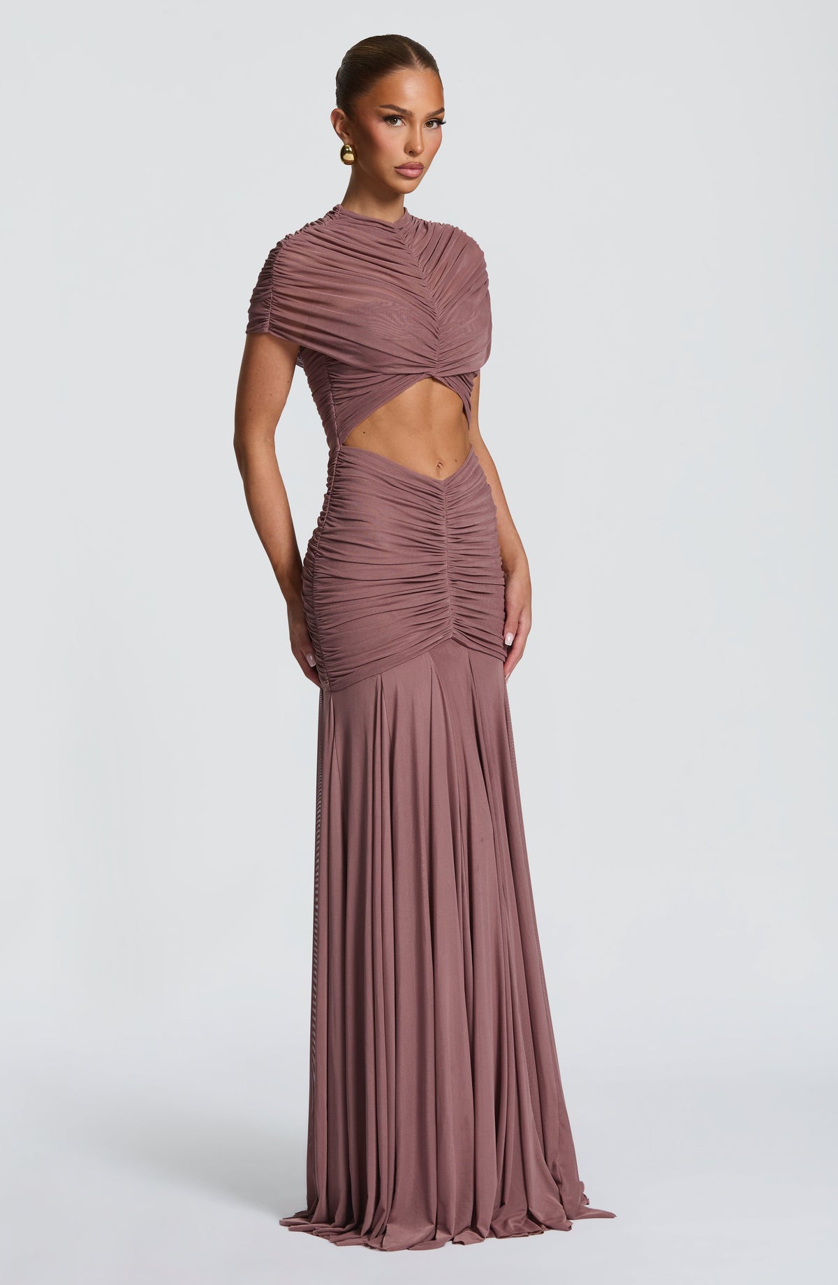 Jayla Maxi Dress in Dusty Rose