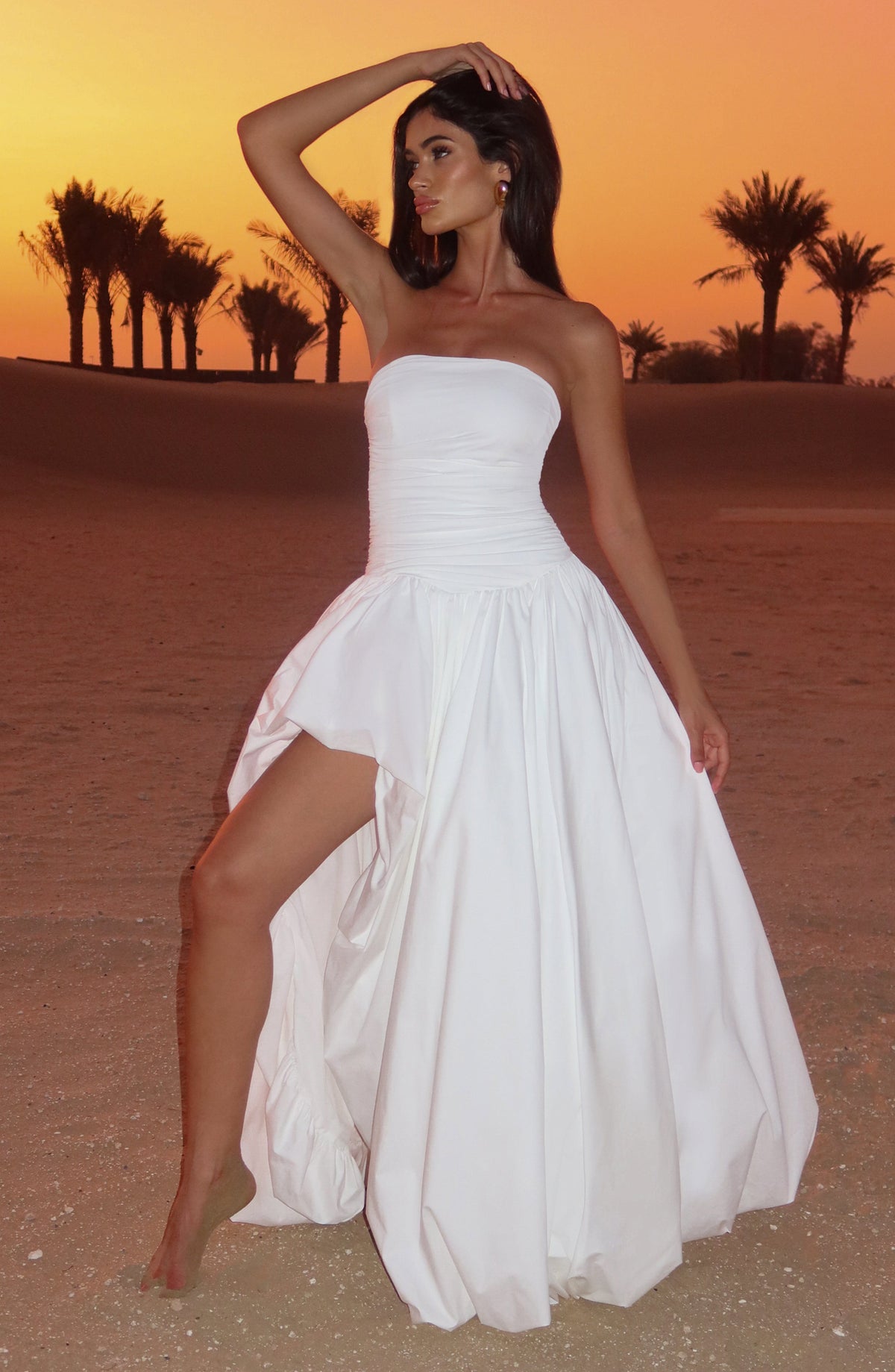 Jilena Maxi Dress in Ivory