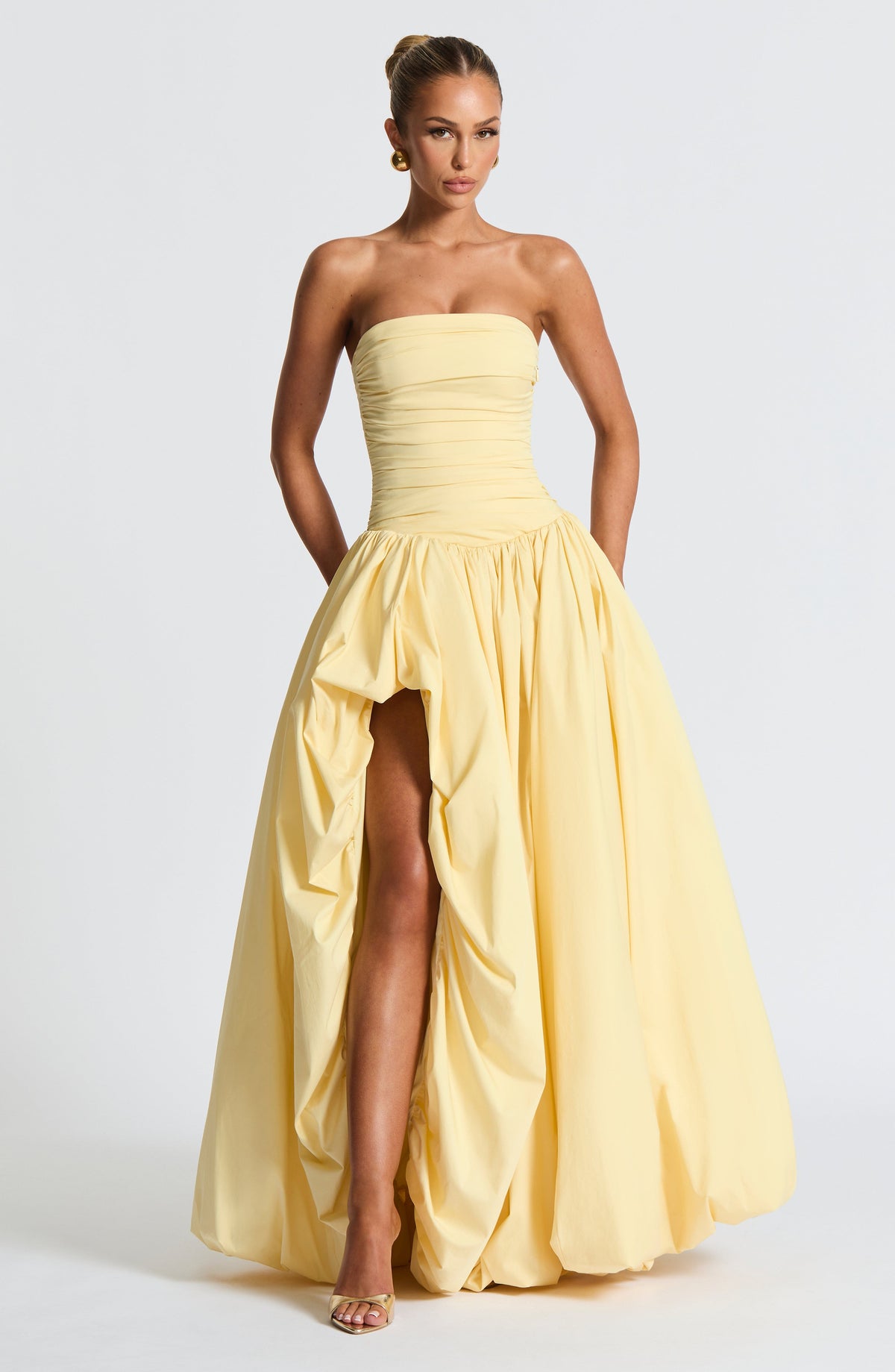 Jilena Maxi Dress in Lemon