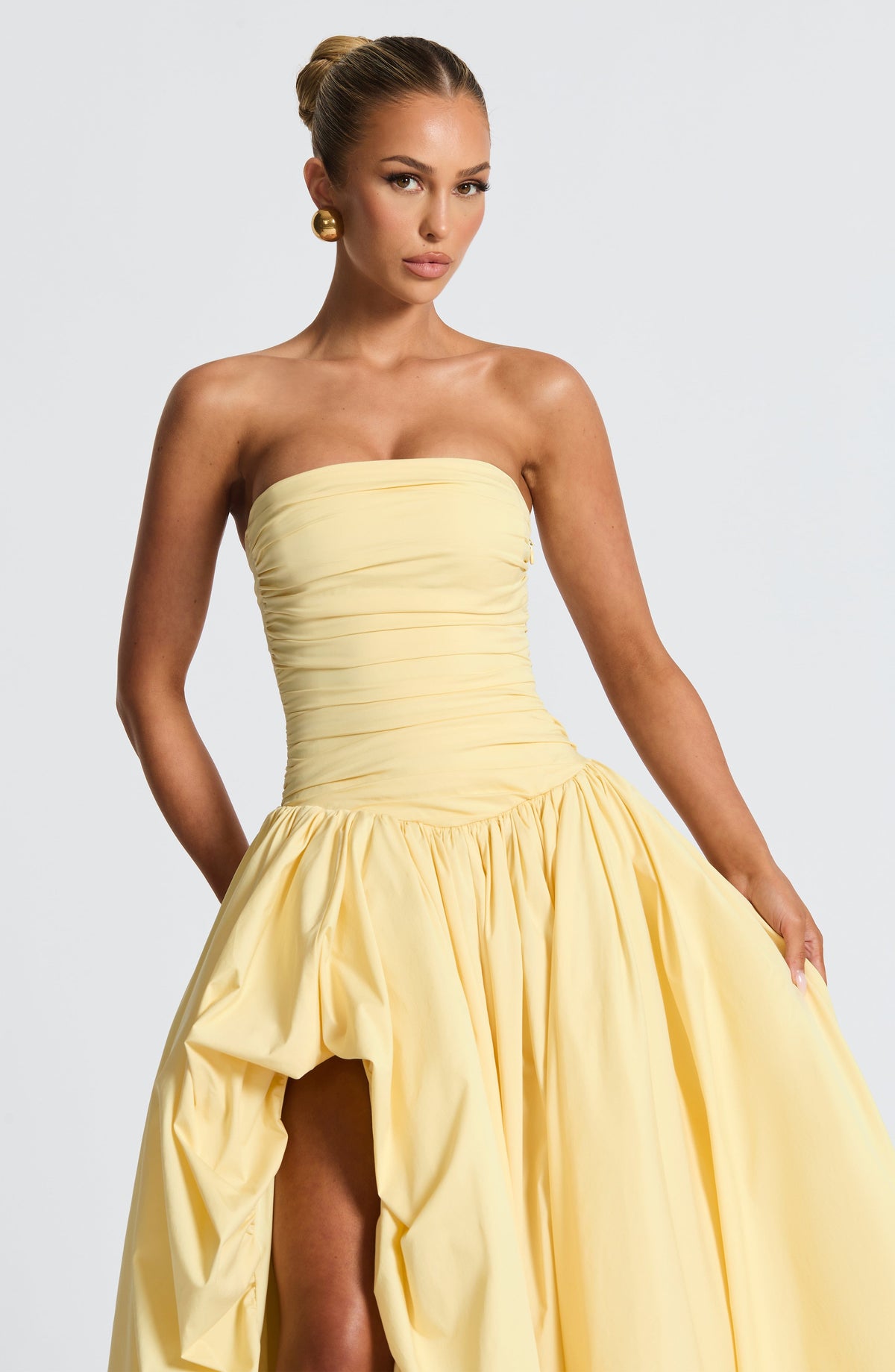 Jilena Maxi Dress in Lemon