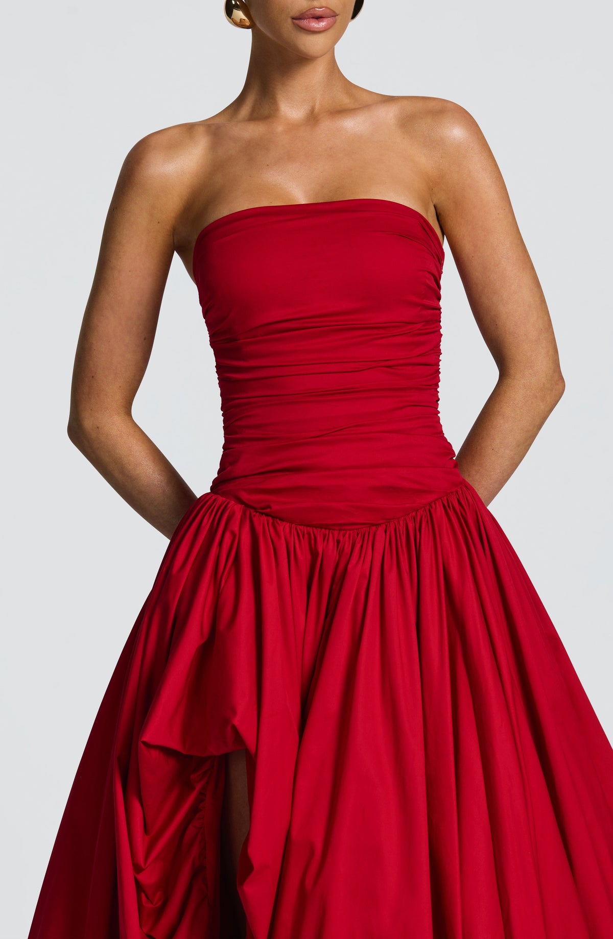 Jilena Maxi Dress in Red