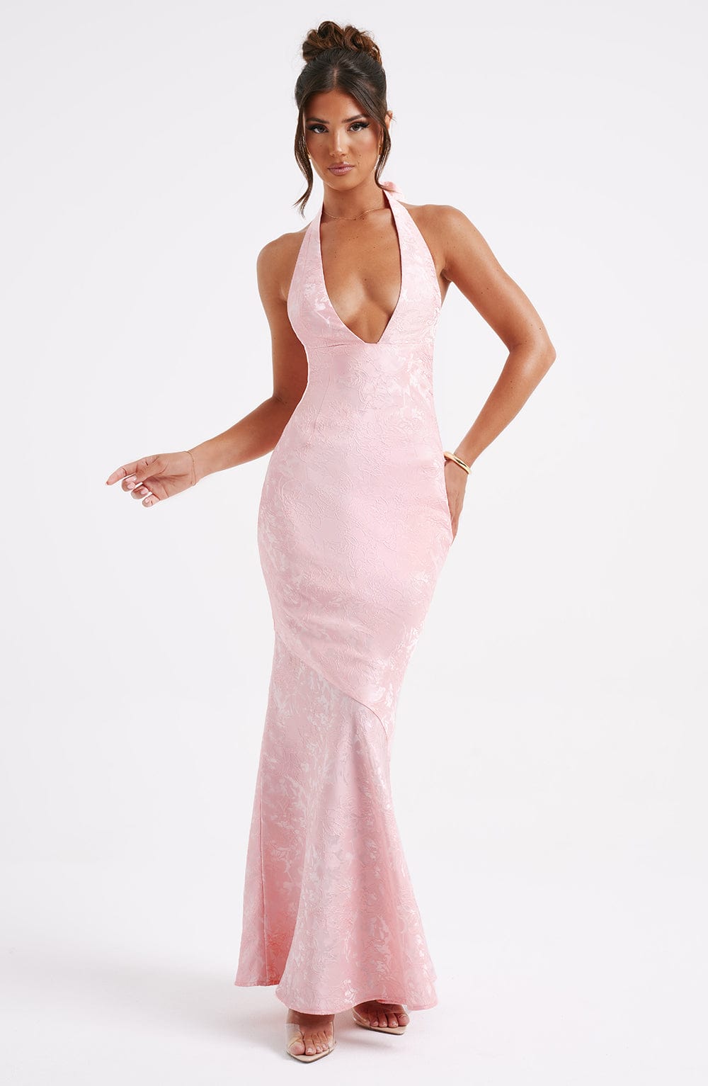 Josefina Maxi Dress in Blush