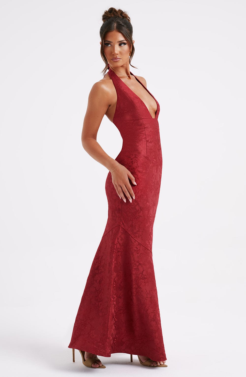 Josefina Maxi Dress in Red