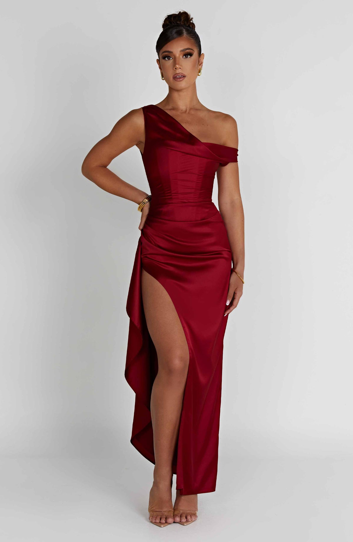 Julietta Maxi Dress in Wine