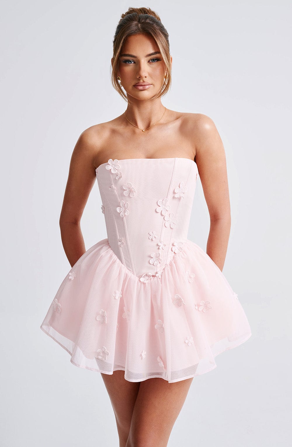 Justine Playsuit in Blush