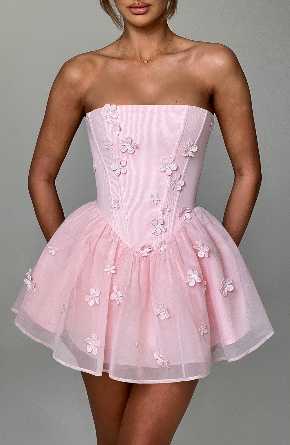 Justine Playsuit in Blush