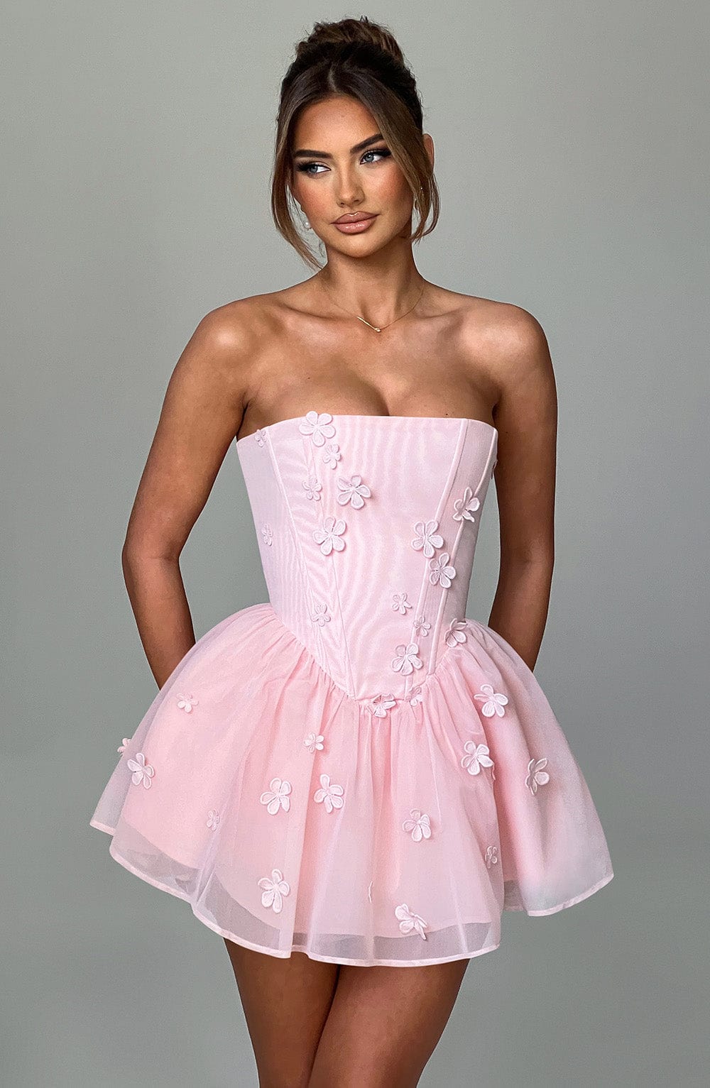 Justine Playsuit in Blush