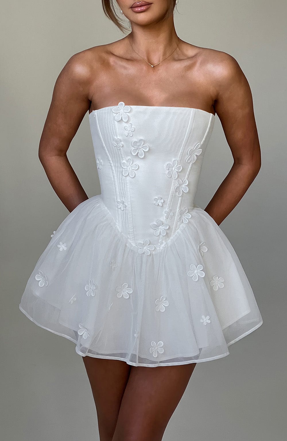 Justine Playsuit in Ivory