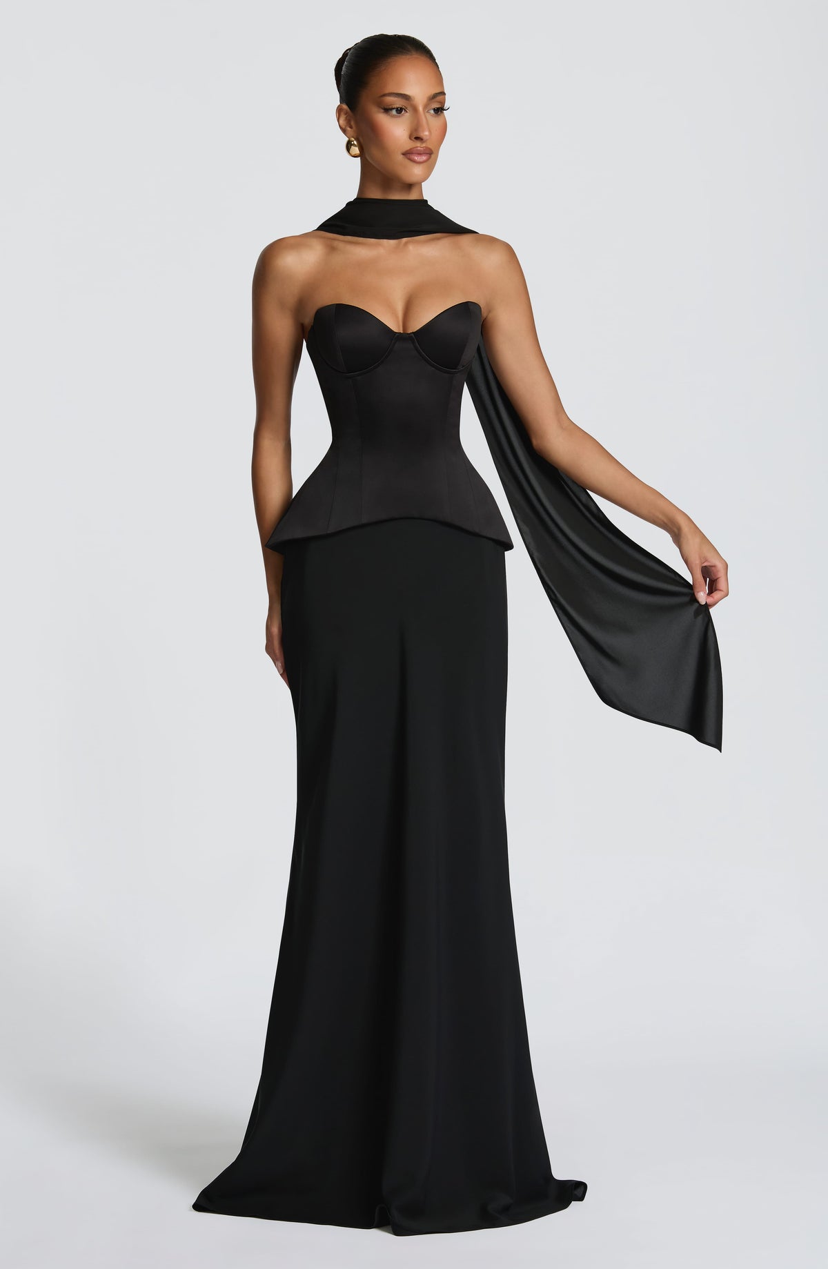 Kaiana Maxi Skirt in Black