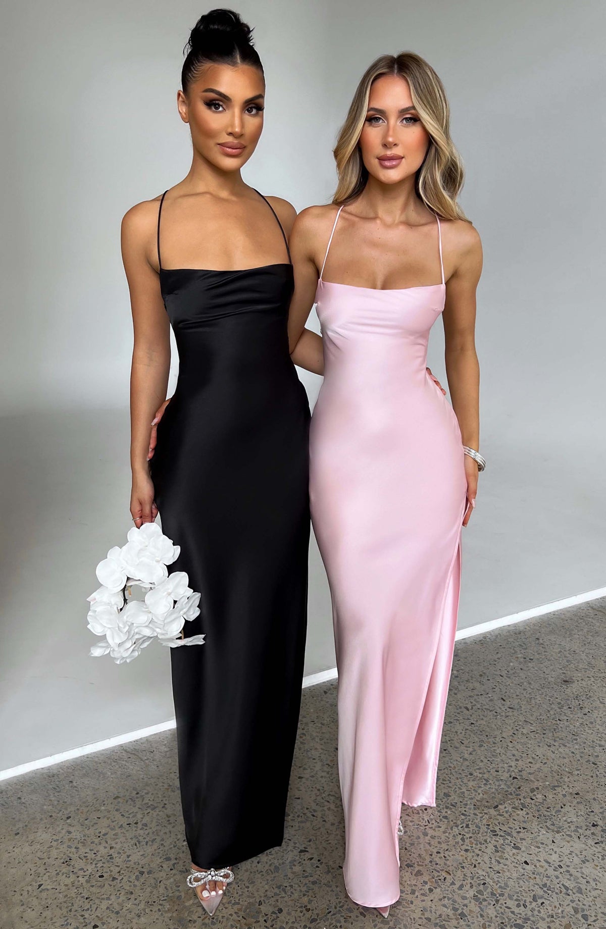 Makalina Maxi Dress in Blush