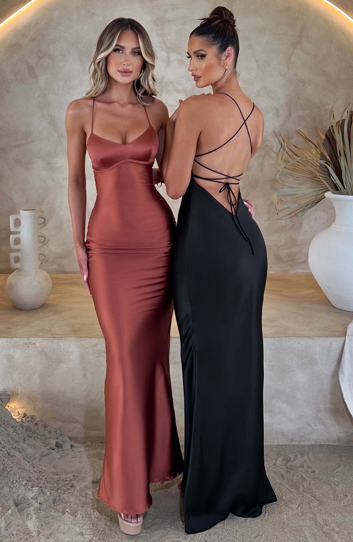 Malikah Maxi Dress in Black