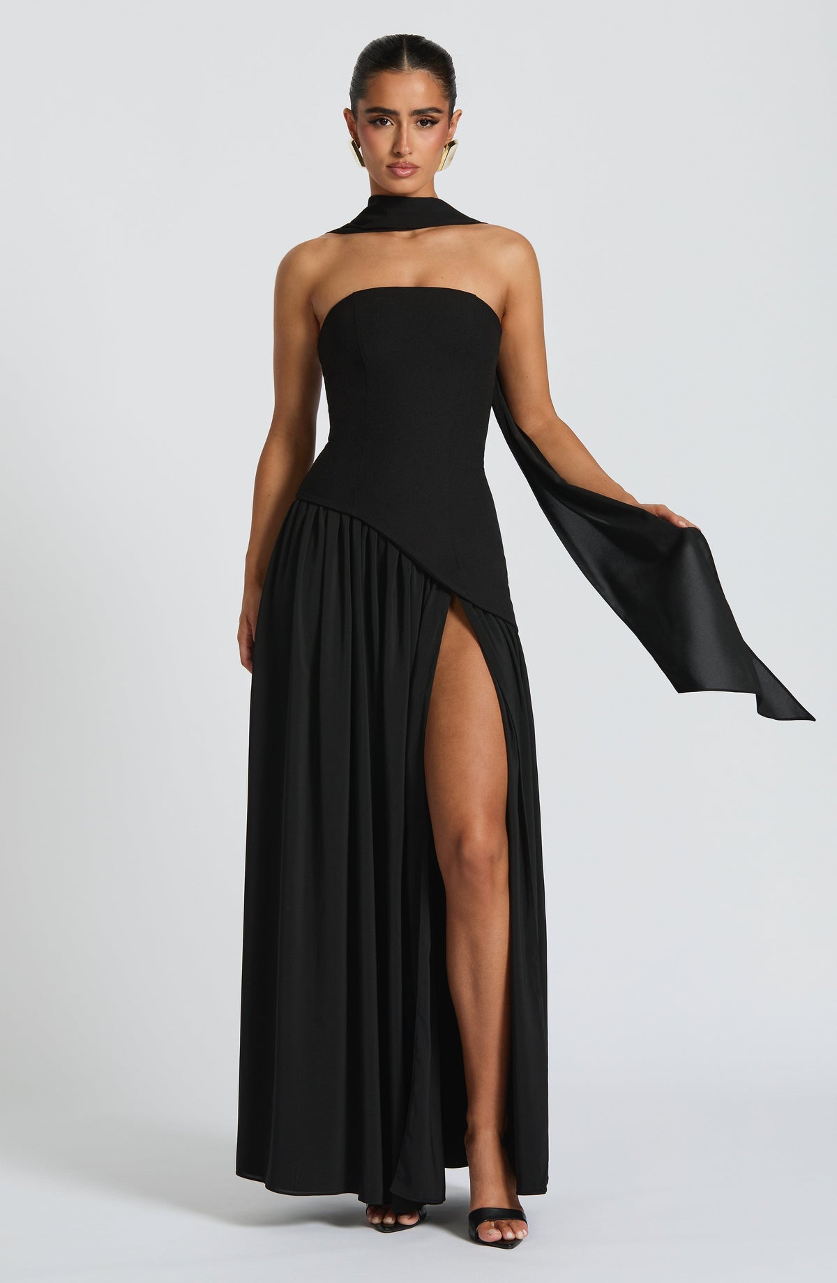 Maliyana Maxi Dress in Black