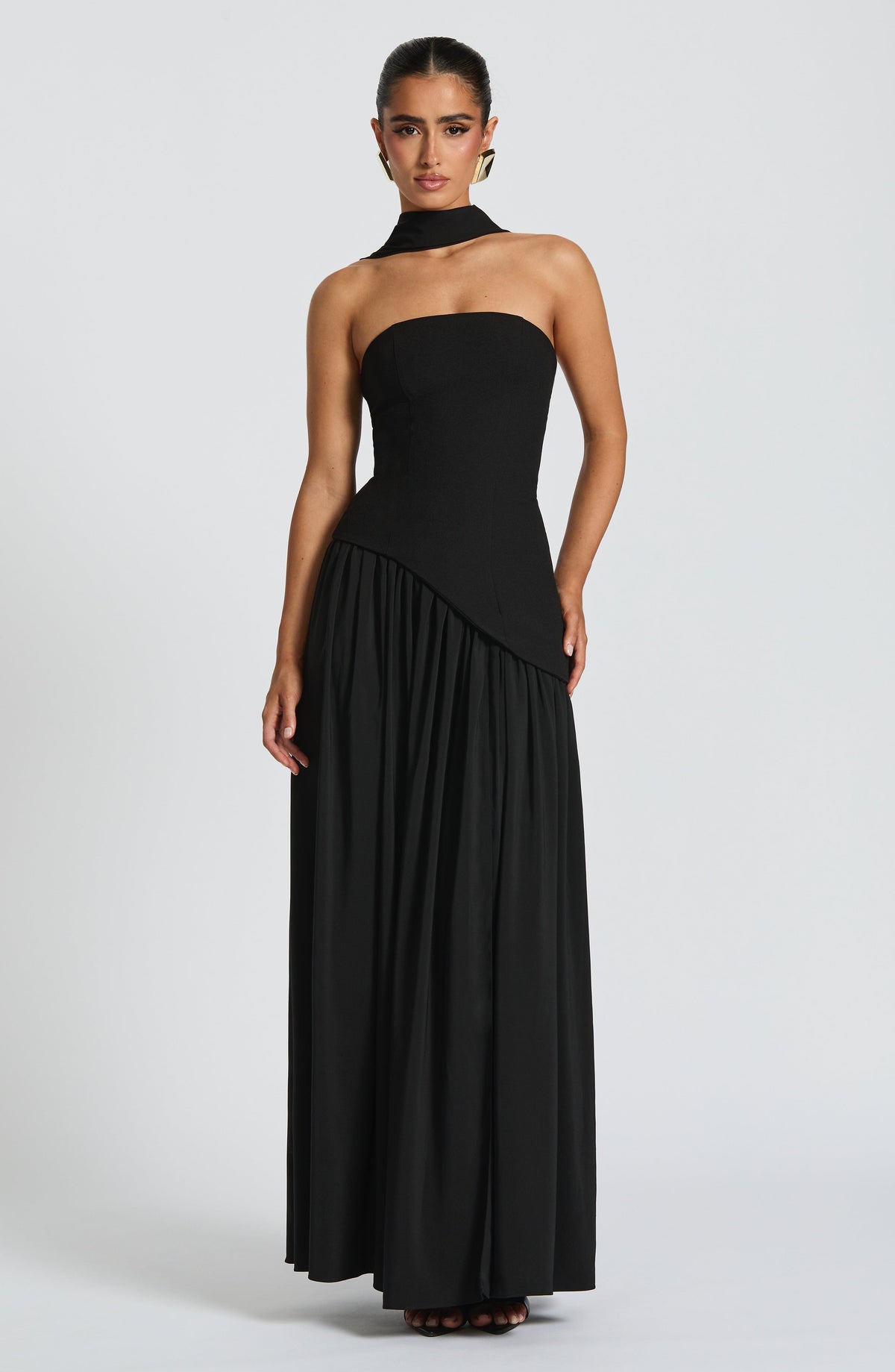 Maliyana Maxi Dress in Black