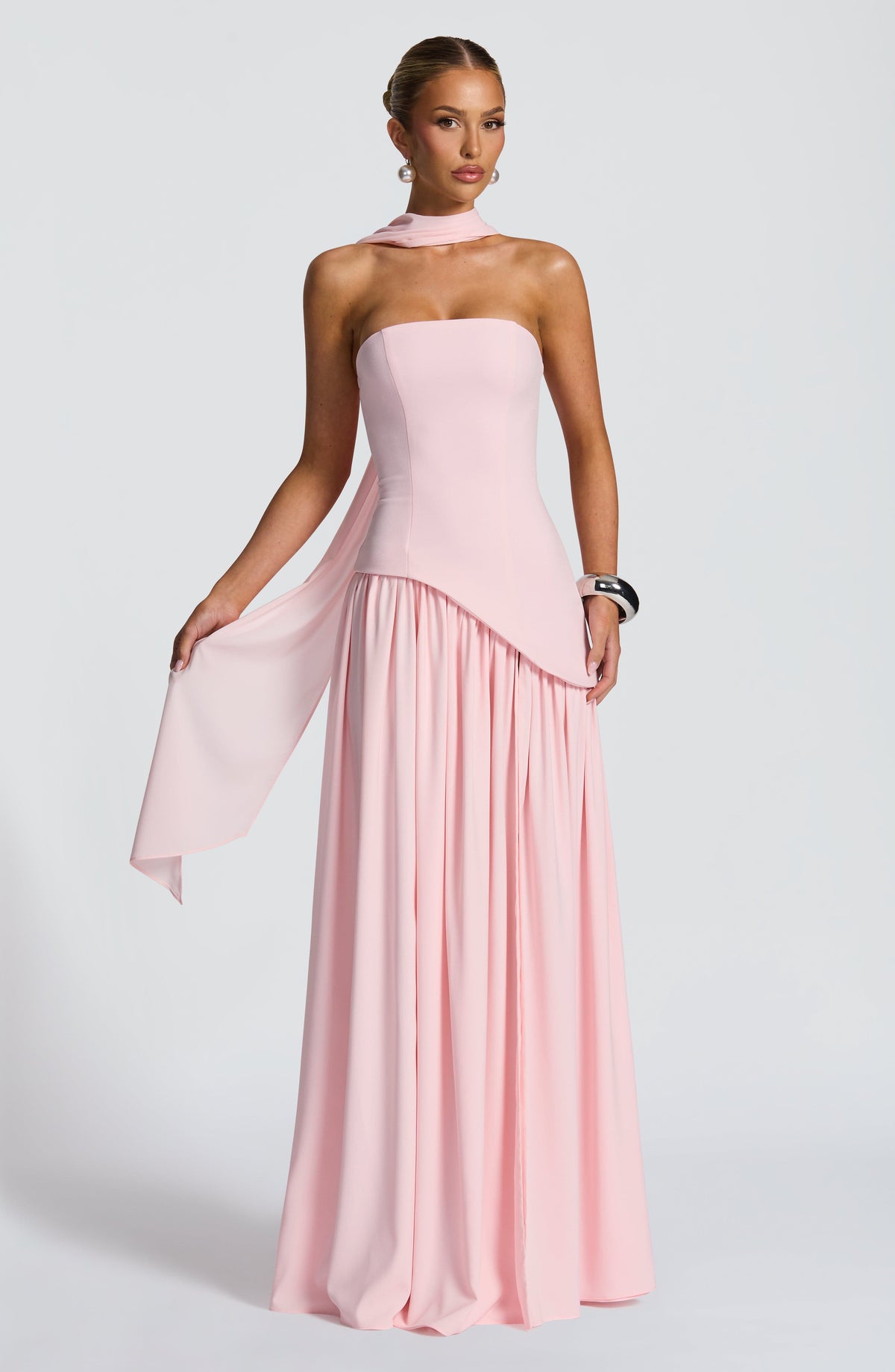 Maliyana Maxi Dress in Blush