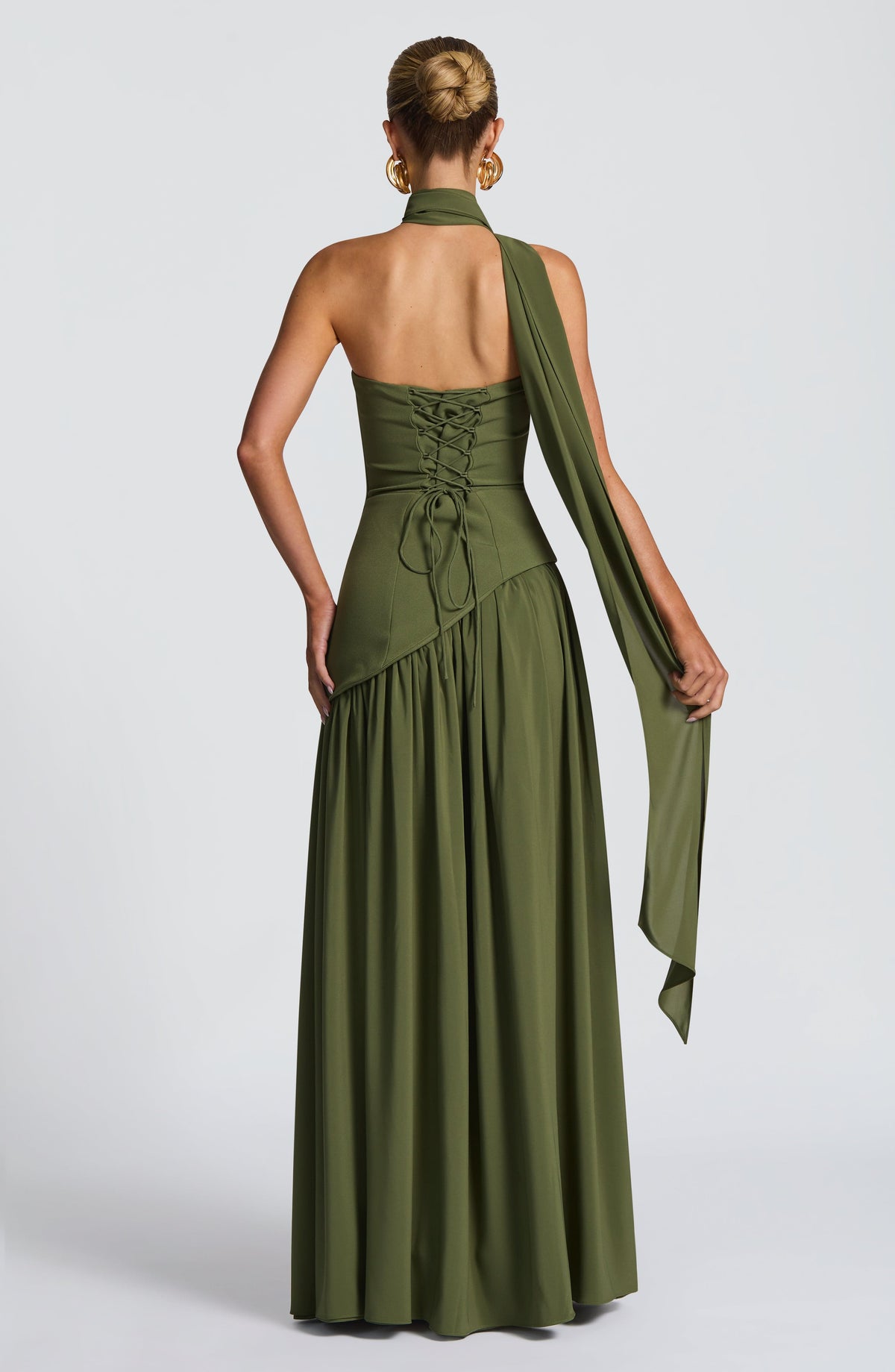 Maliyana Maxi Dress in Khaki