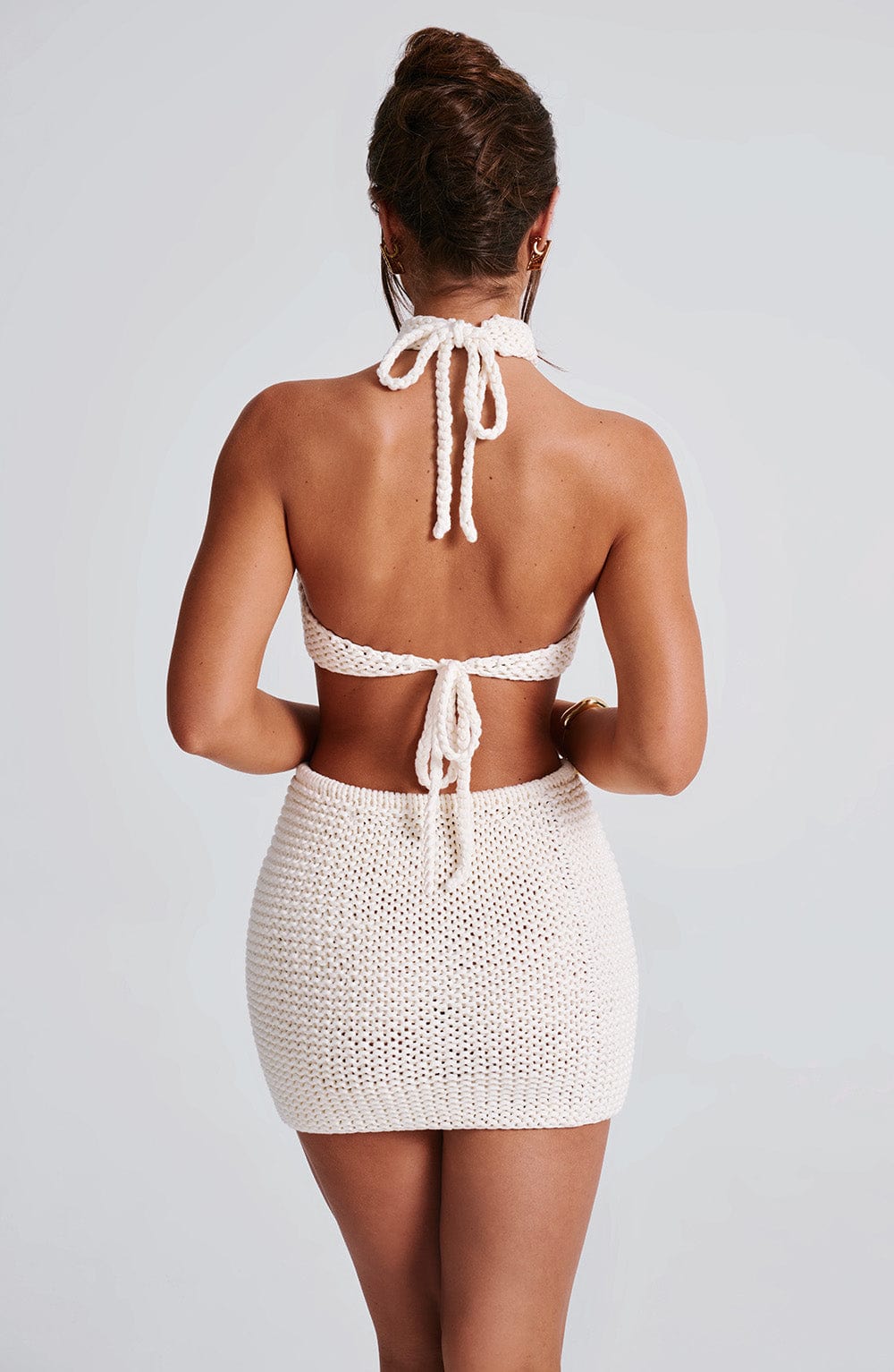 Margaux Mini Skirt in Ivory