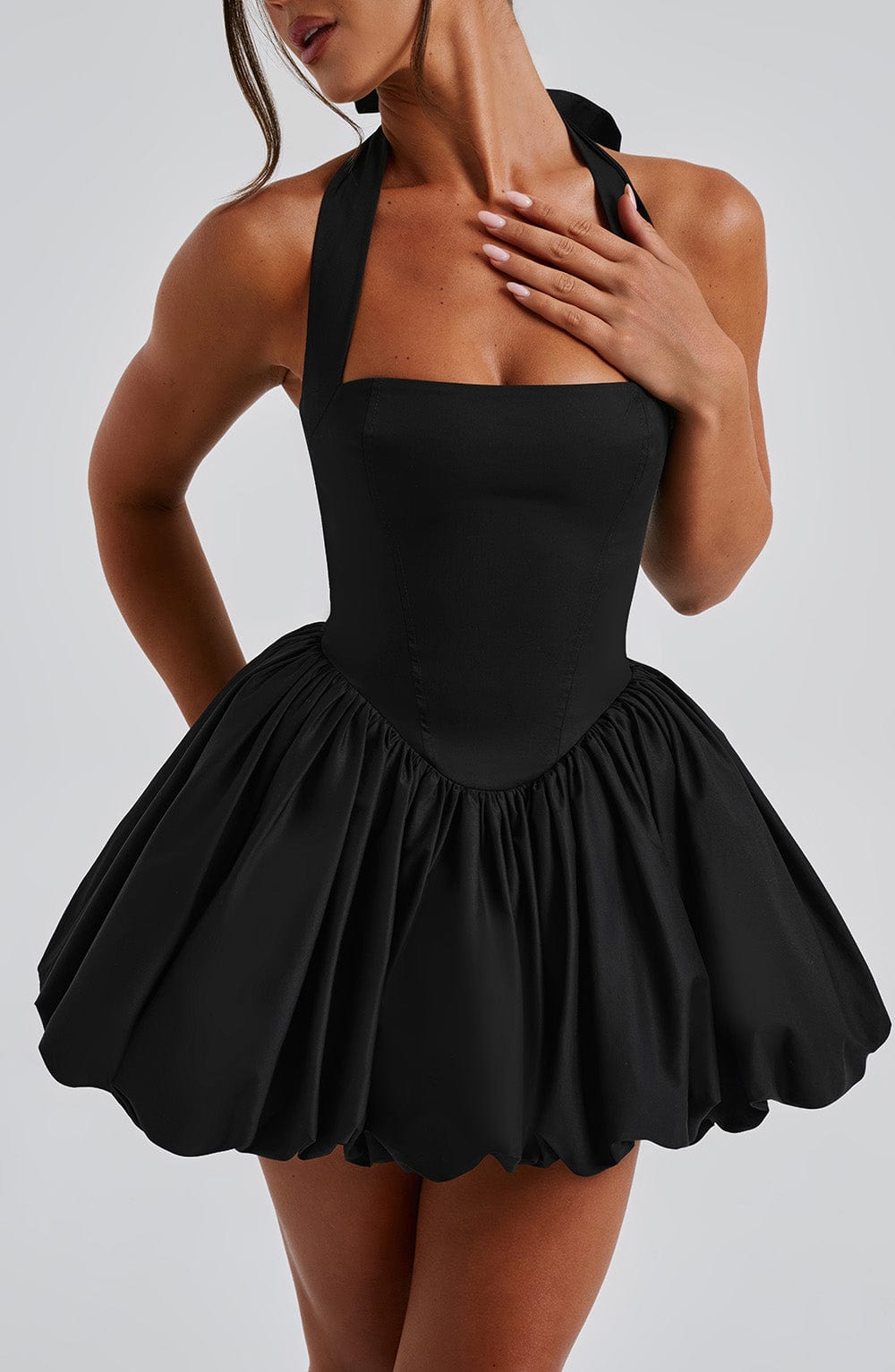Maricella Mini Dress in Black