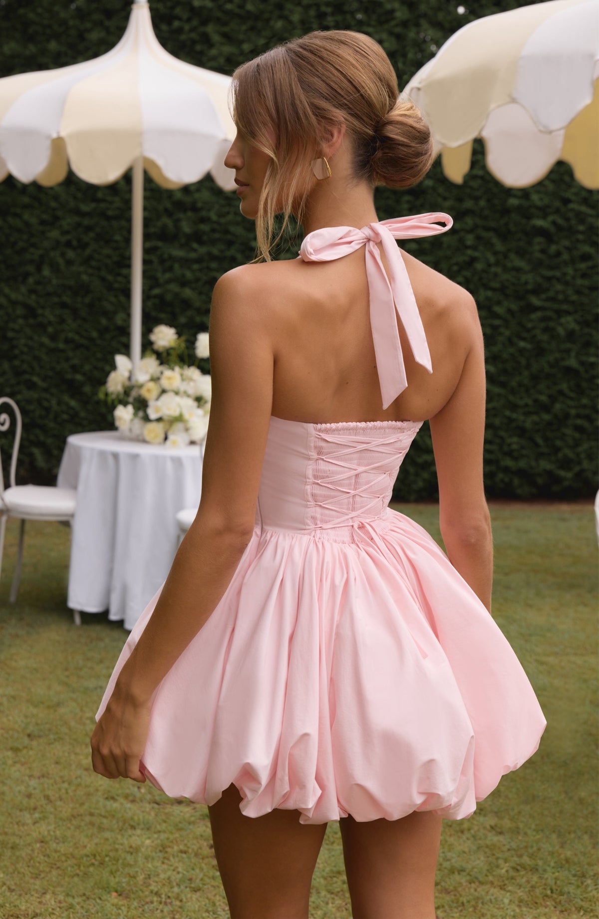 Marisia Mini Dress in Blush