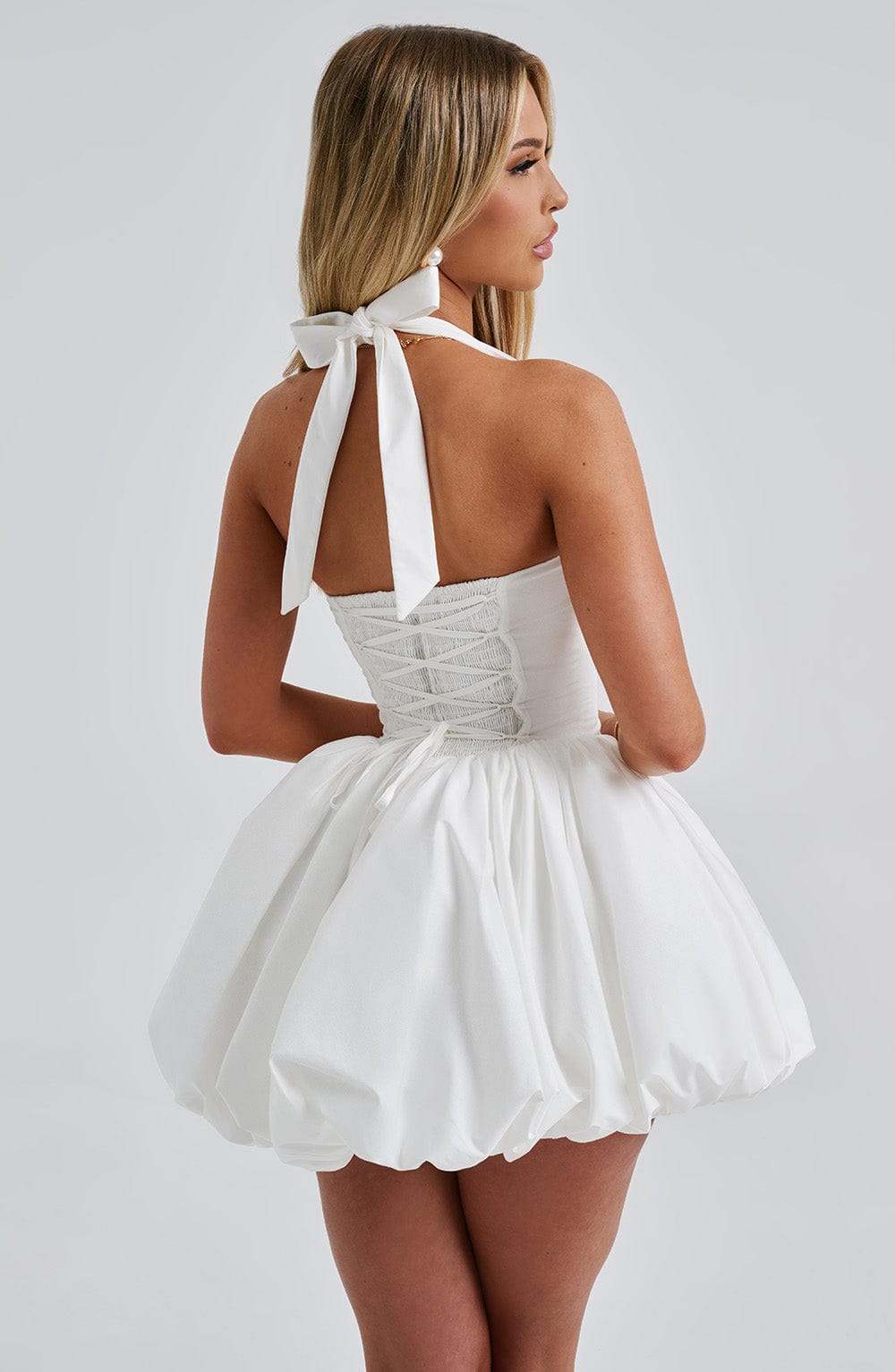 Marisia Mini Dress in Ivory