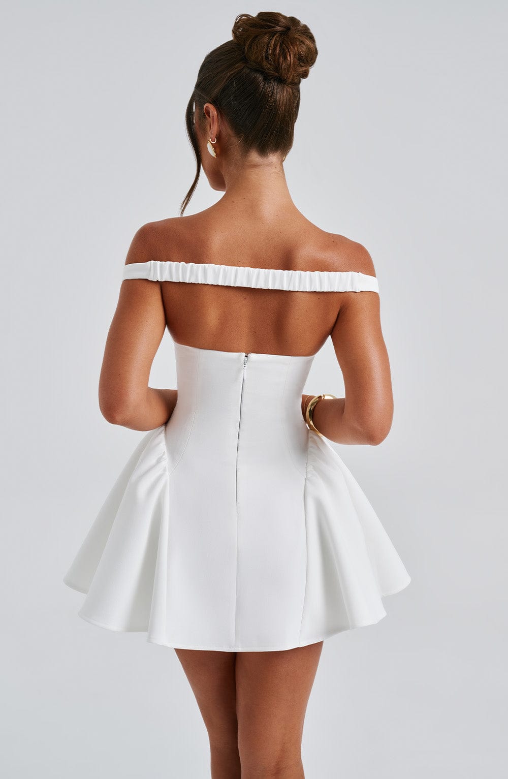 Marlie Mini Dress in Ivory
