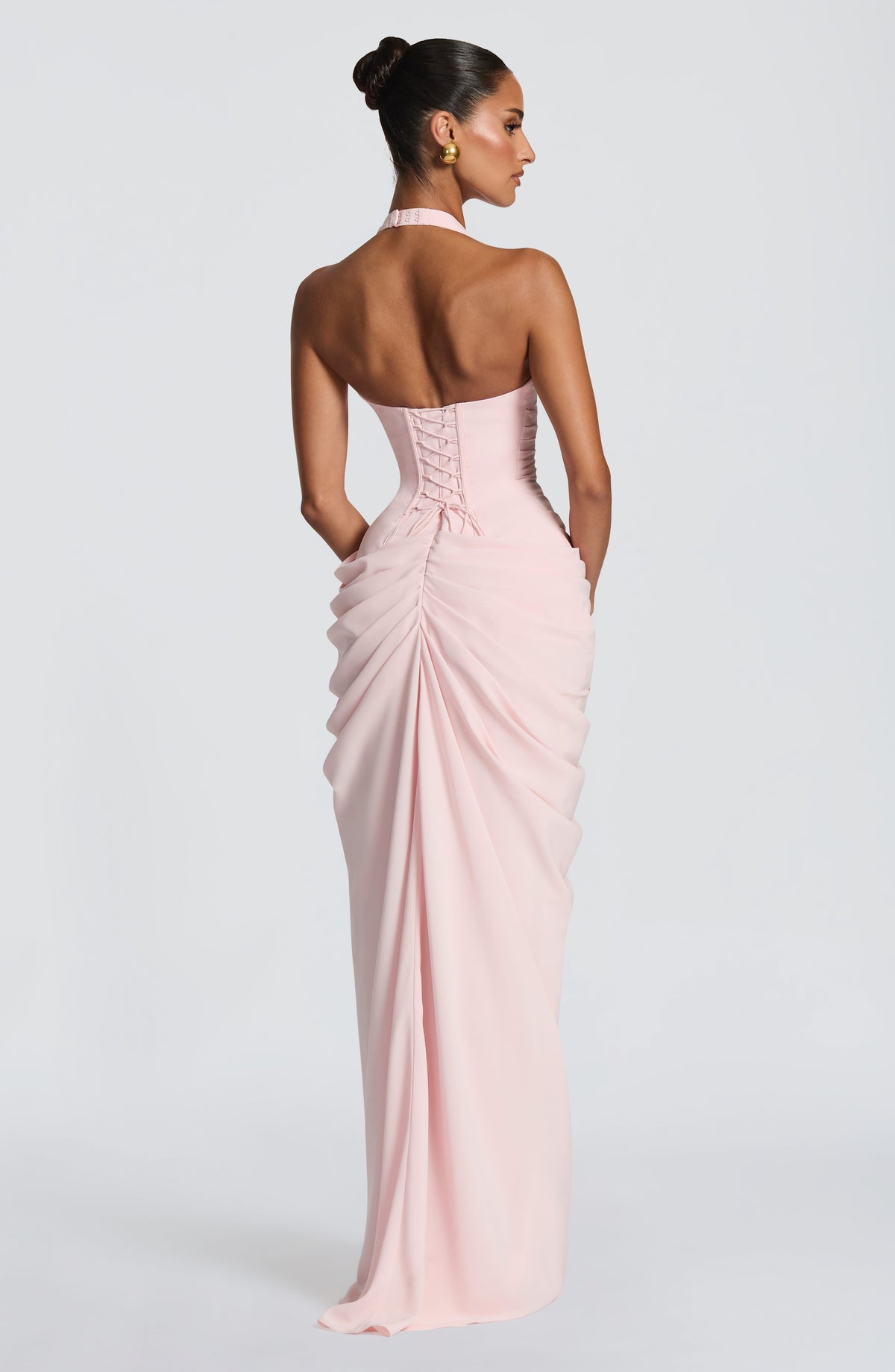 Minetta Maxi Dress in Blush