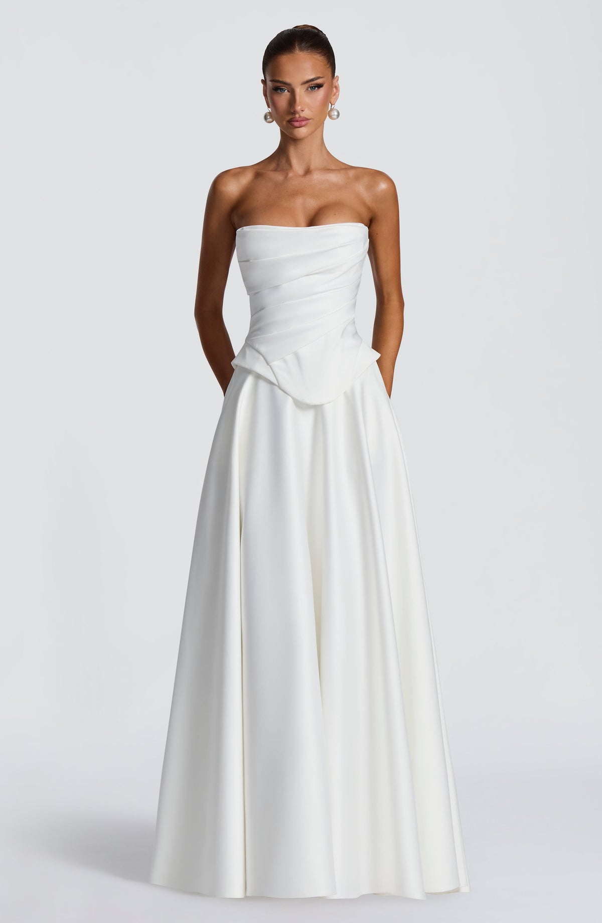 Mirah Maxi Skirt in Ivory