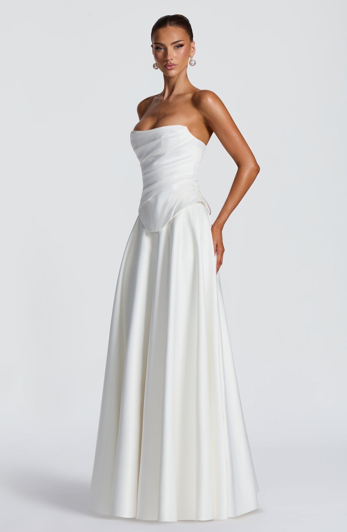Mirah Maxi Skirt in Ivory