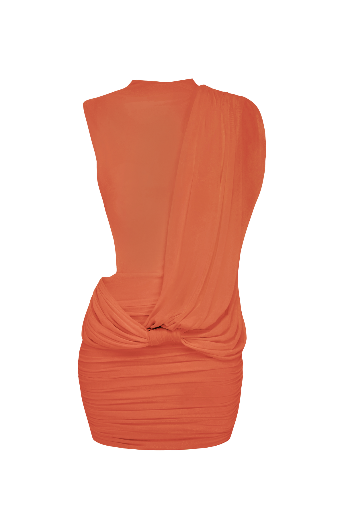 Mireia Mini Dress in Burnt Orange