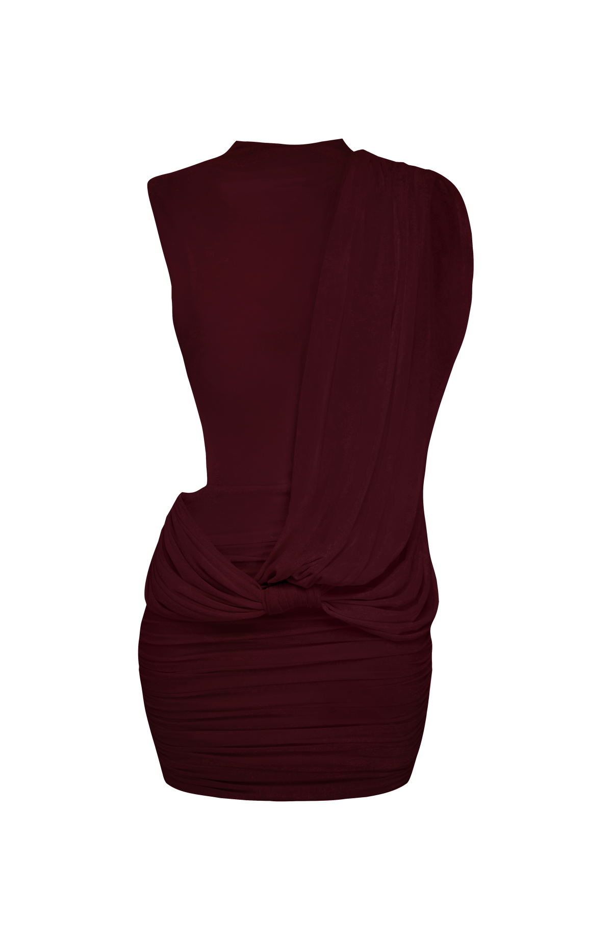 Mireia Mini Dress in Cherry Lacquer