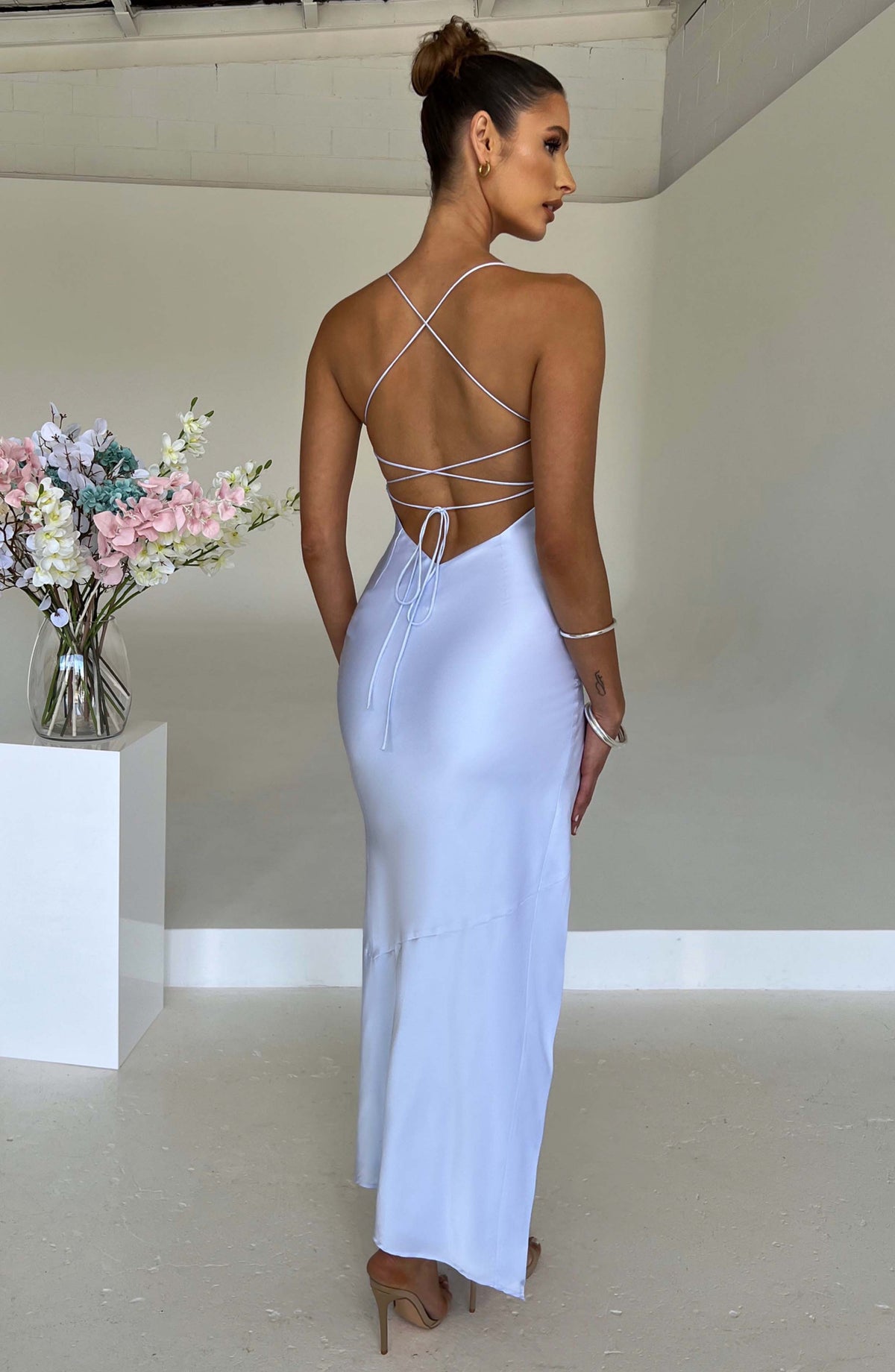 Mishka Maxi Dress in Baby Blue