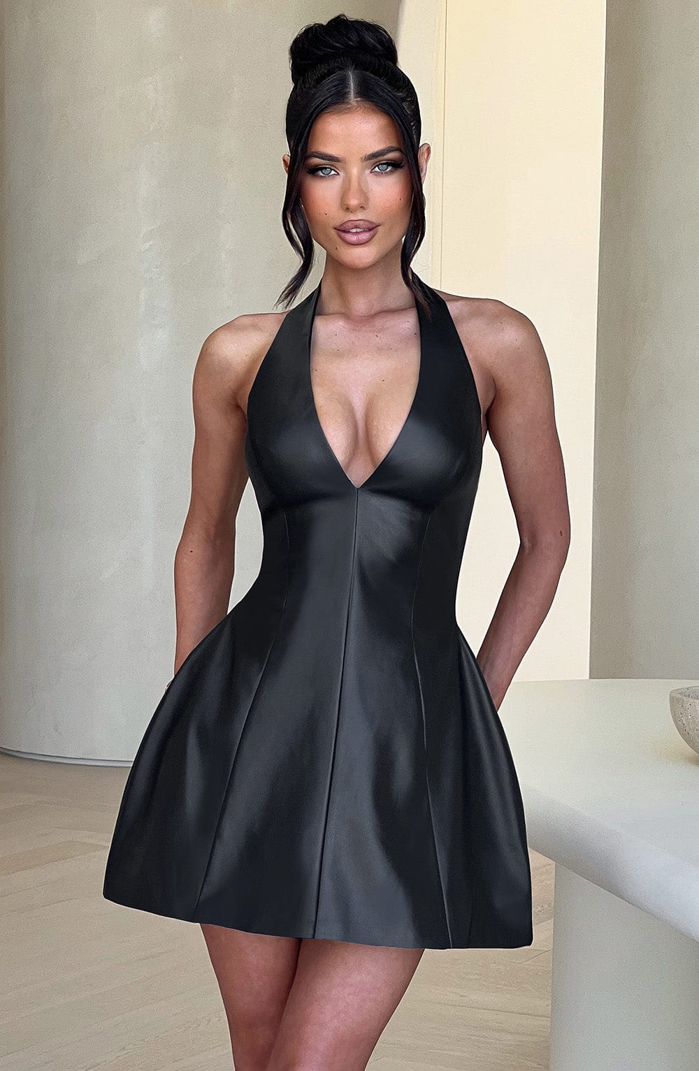 Missia Mini Dress in Black