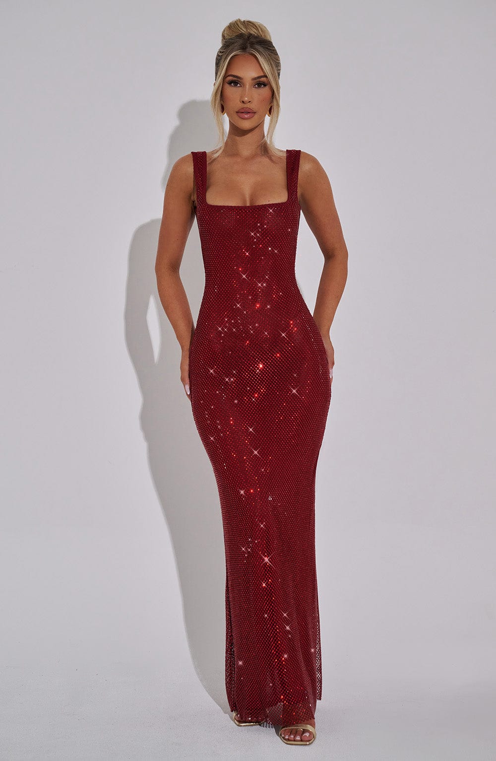 Petrine Maxi Dress in Wine