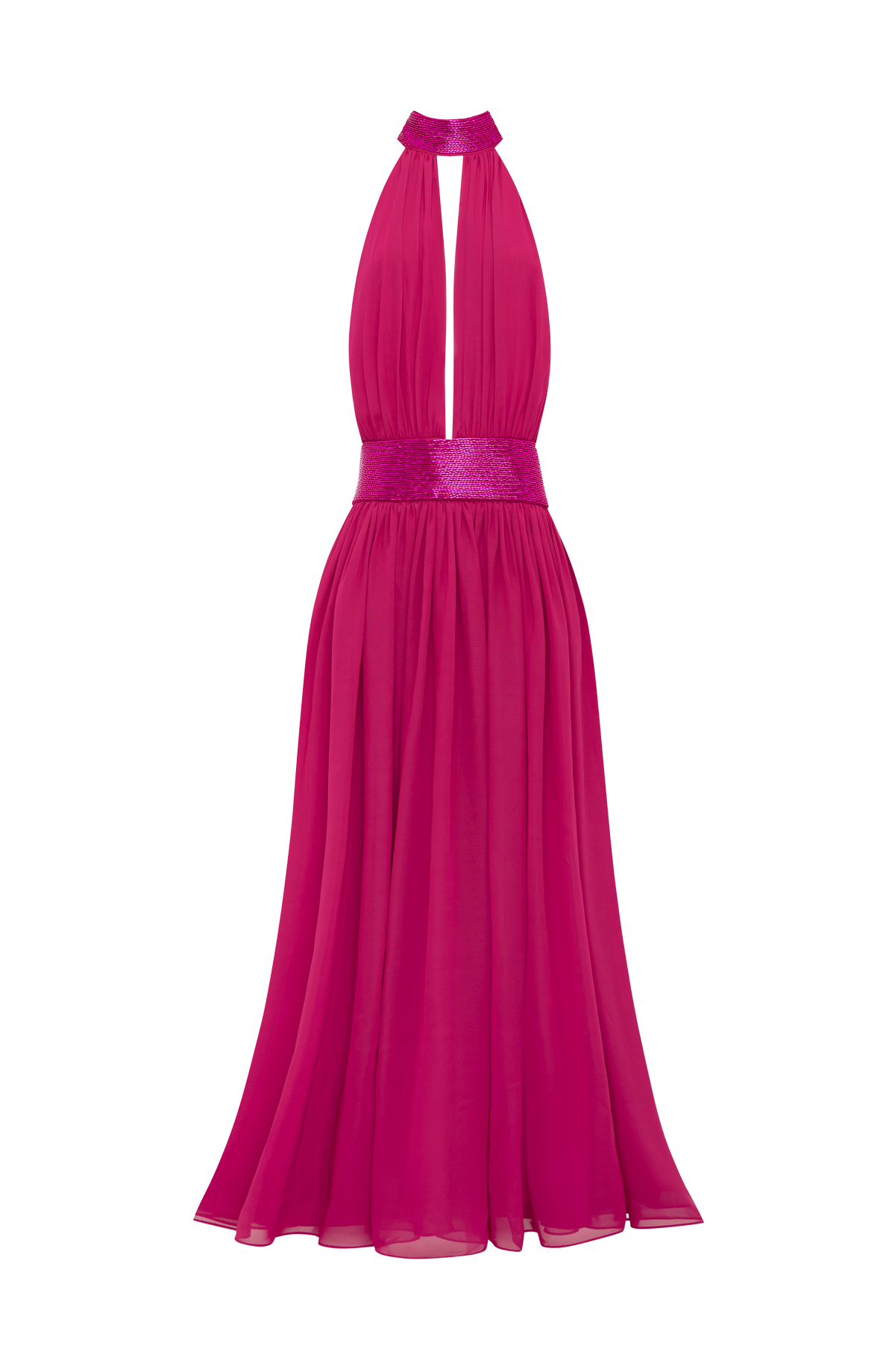 Rosaline Maxi Dress in Raspberry
