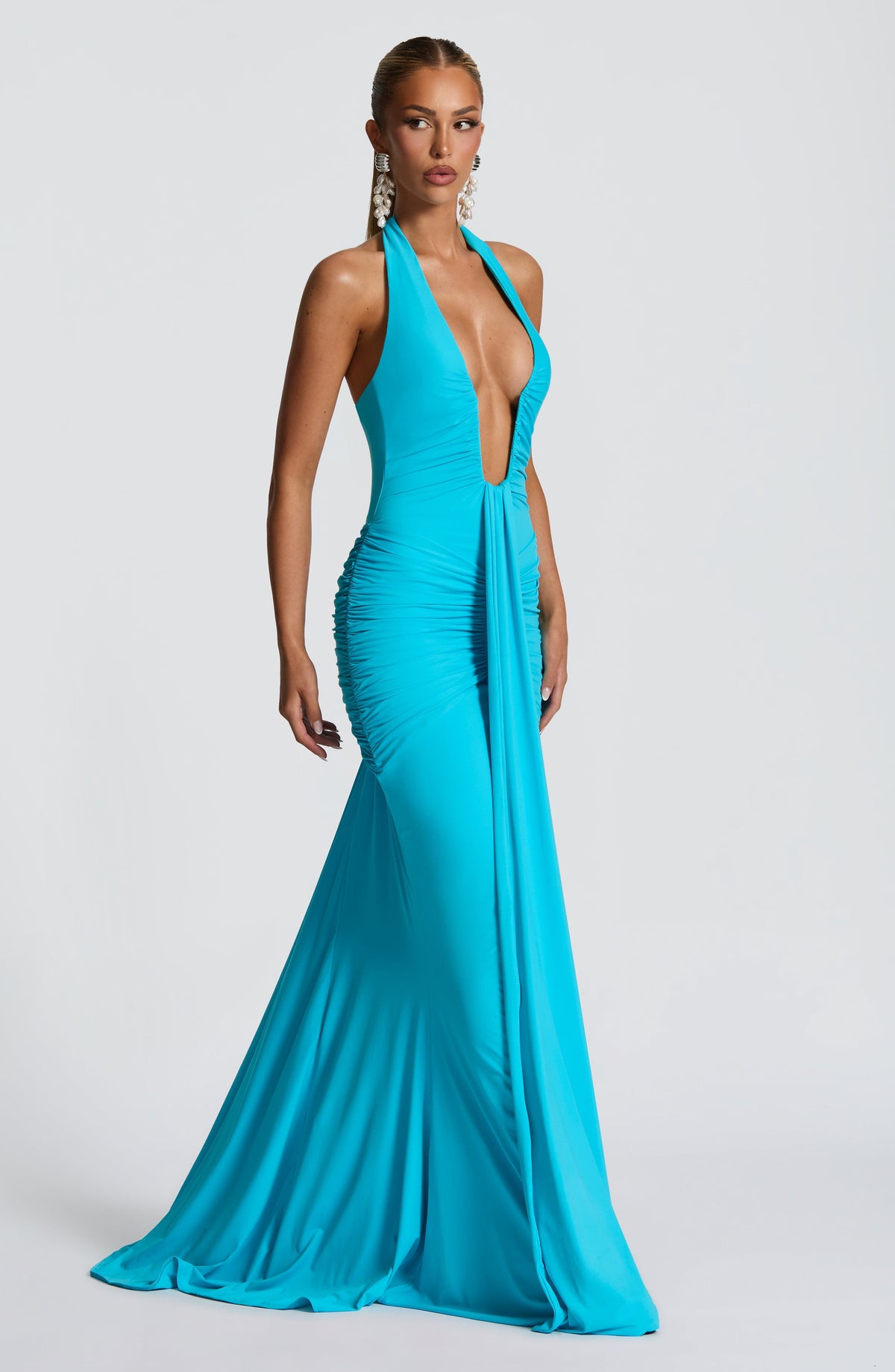 Rosetti Maxi Dress in Aqua