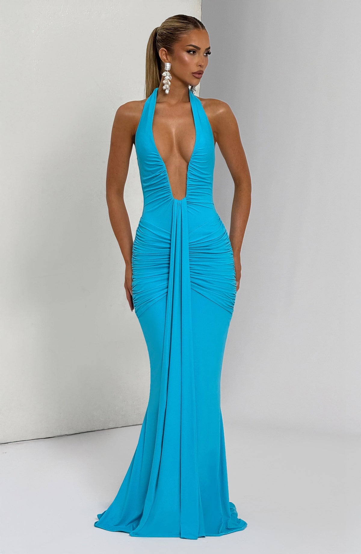 Rosetti Maxi Dress in Aqua