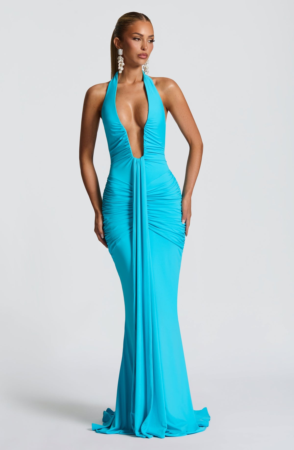 Rosetti Maxi Dress in Aqua