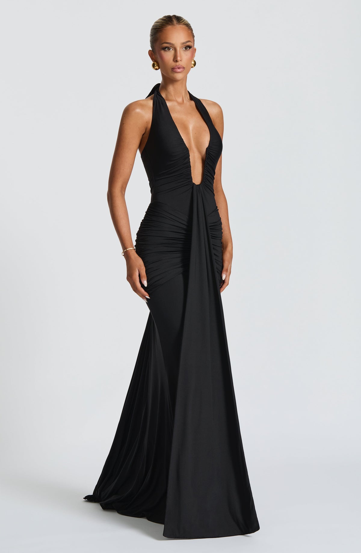 Rosetti Maxi Dress in Black