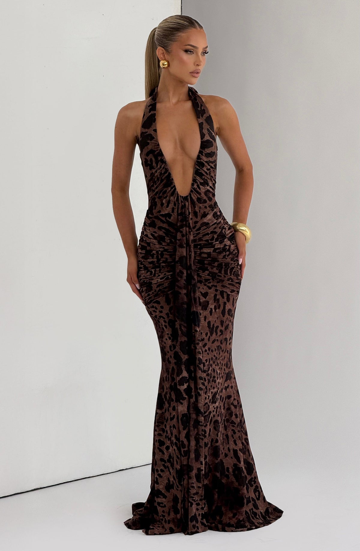Rosetti Maxi Dress in Leopard Print
