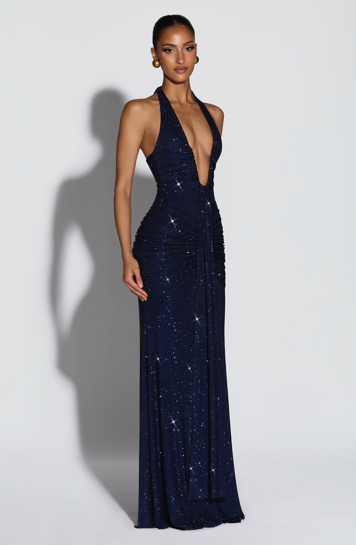 Rosetti Maxi Dress in Navy Sparkle