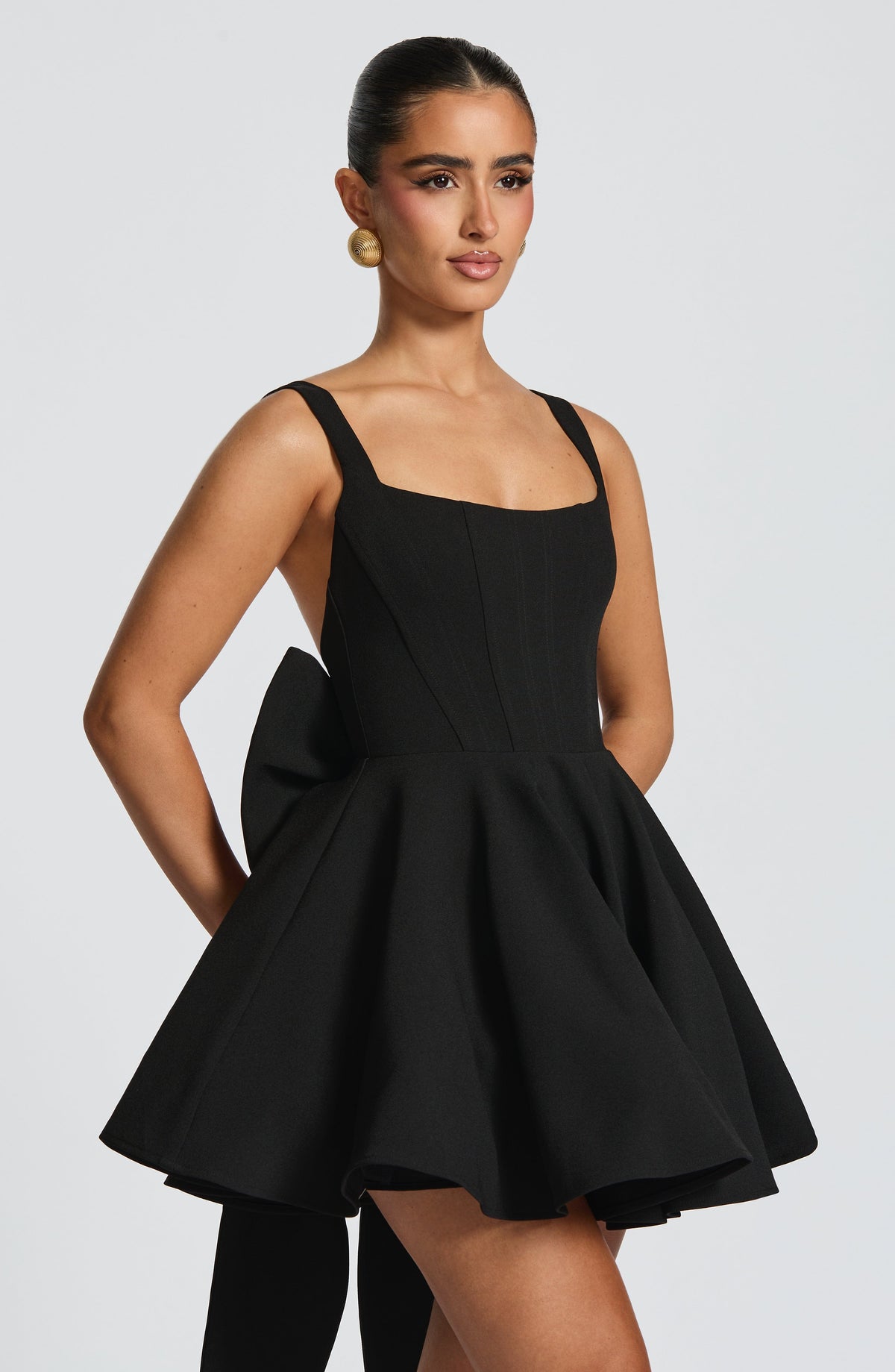 Ruella Mini Dress in Black
