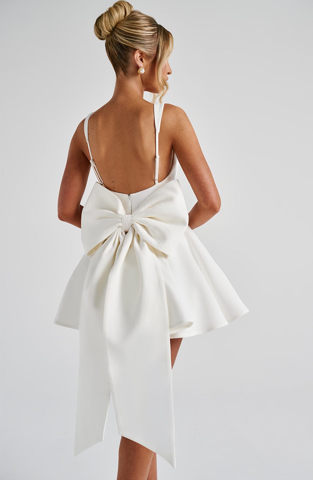Ruella Mini Dress in Ivory