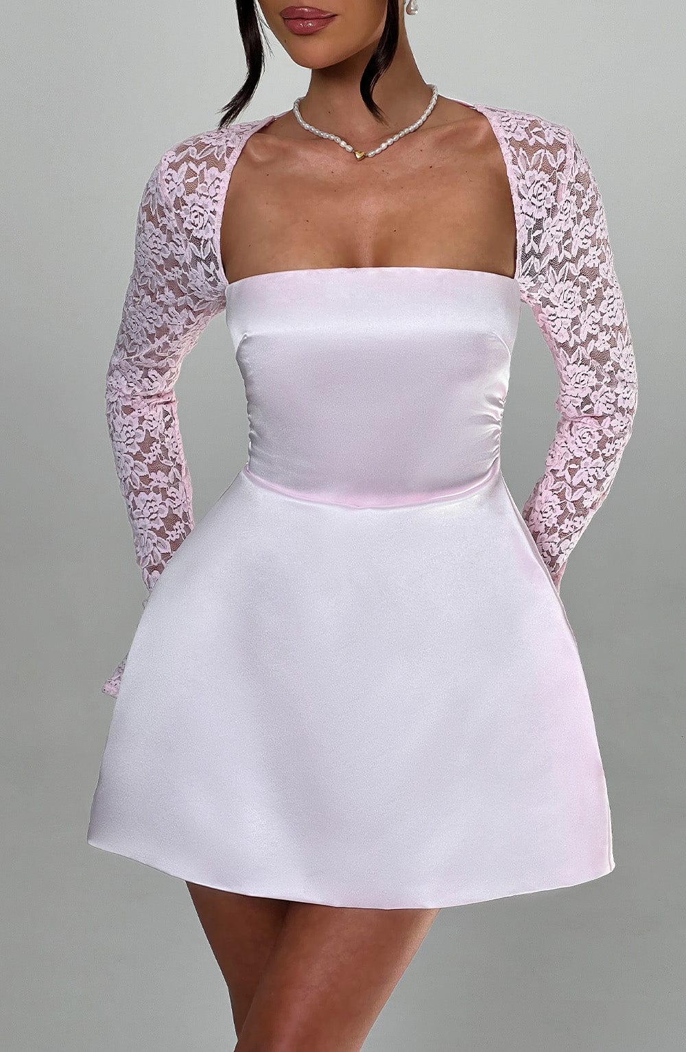 Sadira Mini Dress in Blush