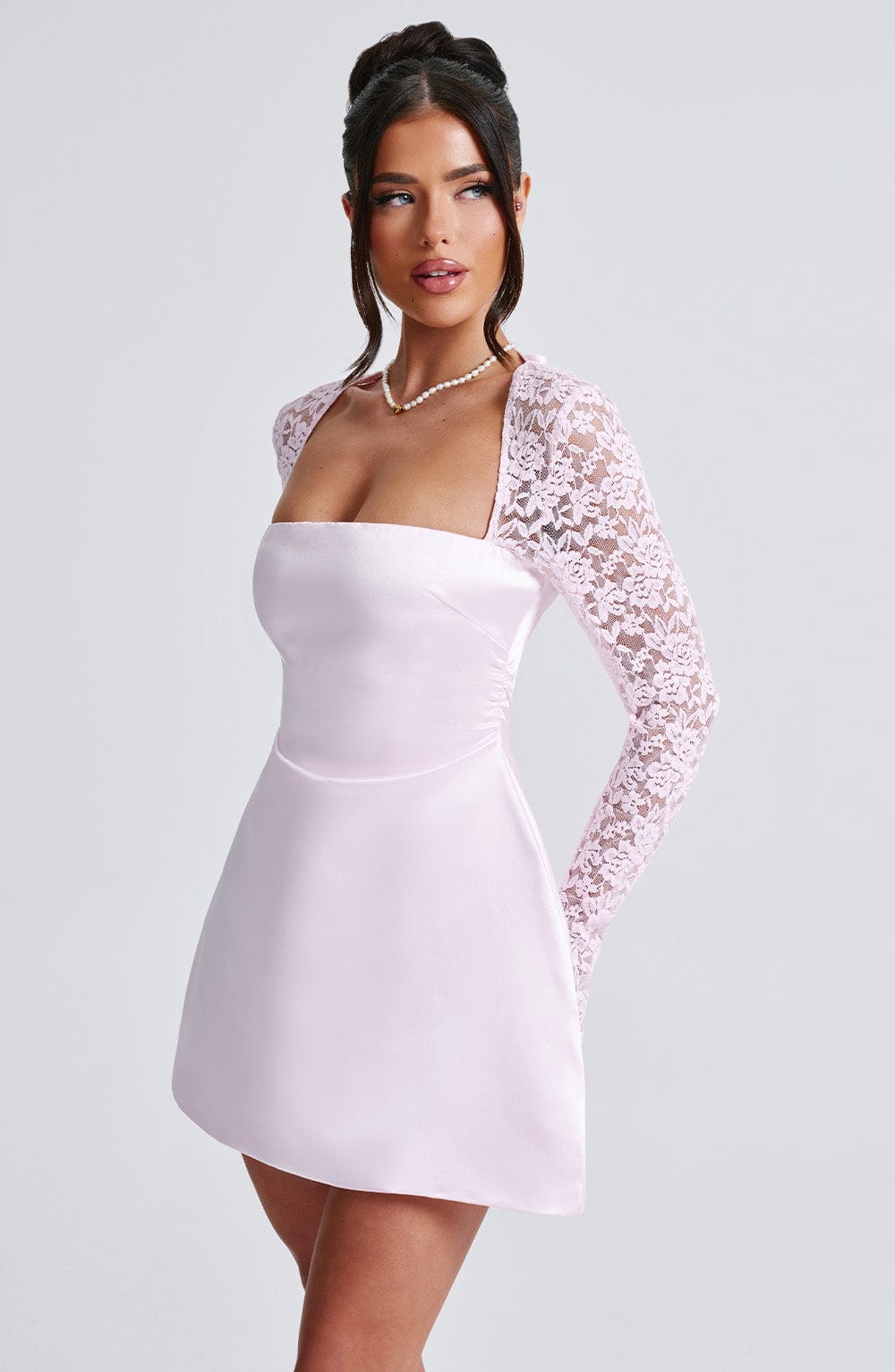 Sadira Mini Dress in Blush