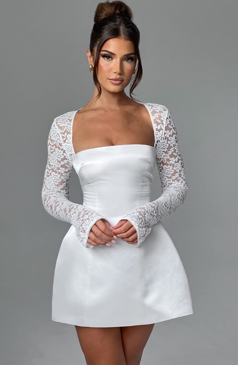 Sadira Mini Dress in Ivory