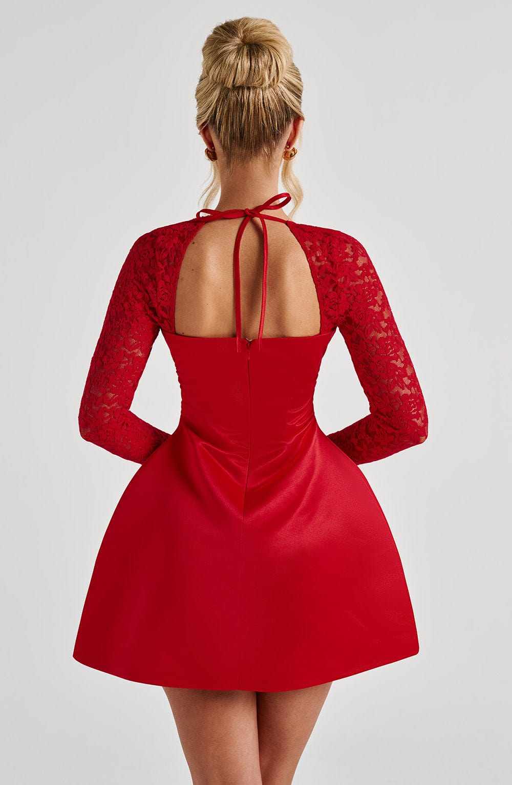 Sadira Mini Dress in Red