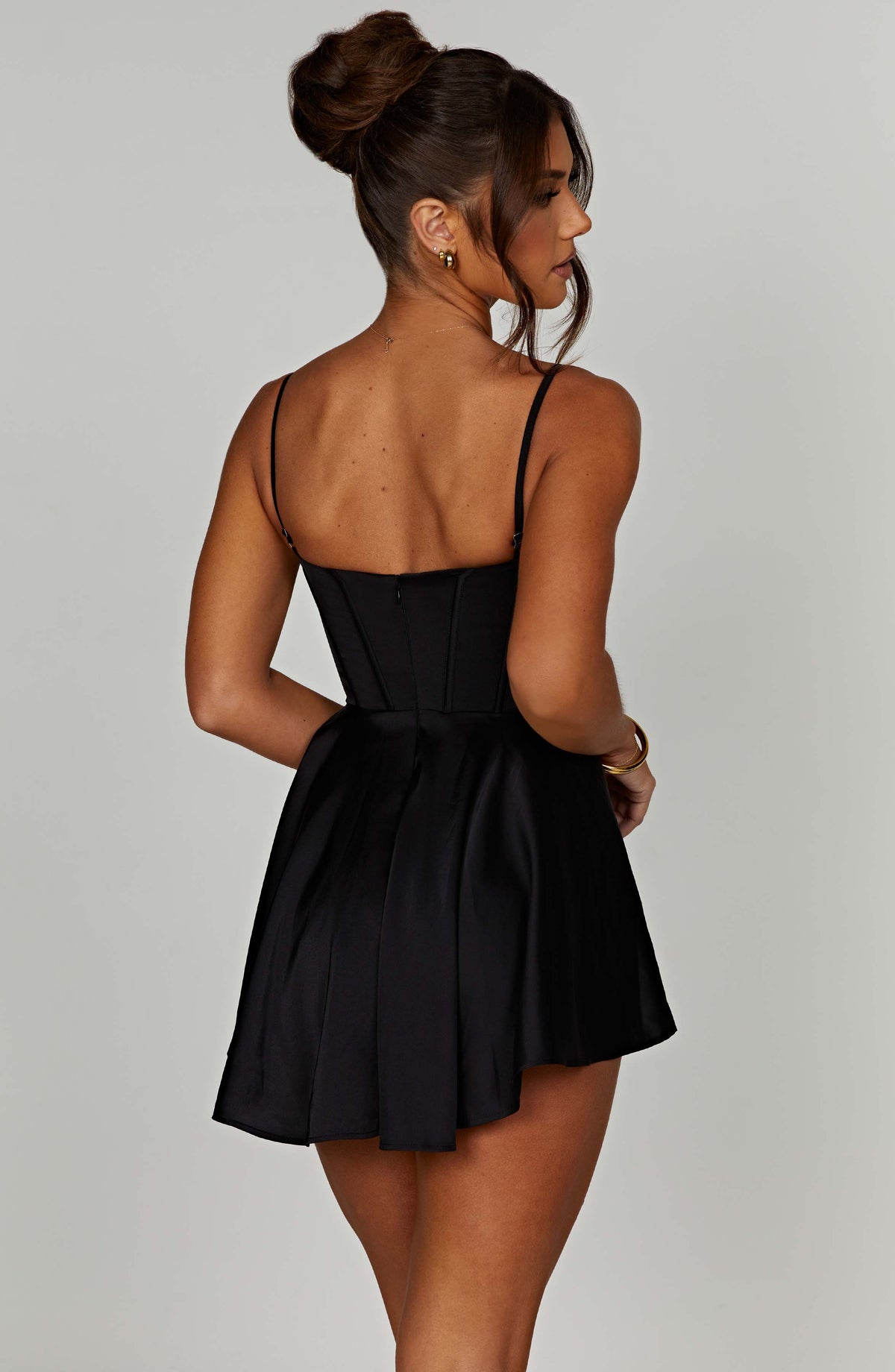 Saffrona Playsuit in Black