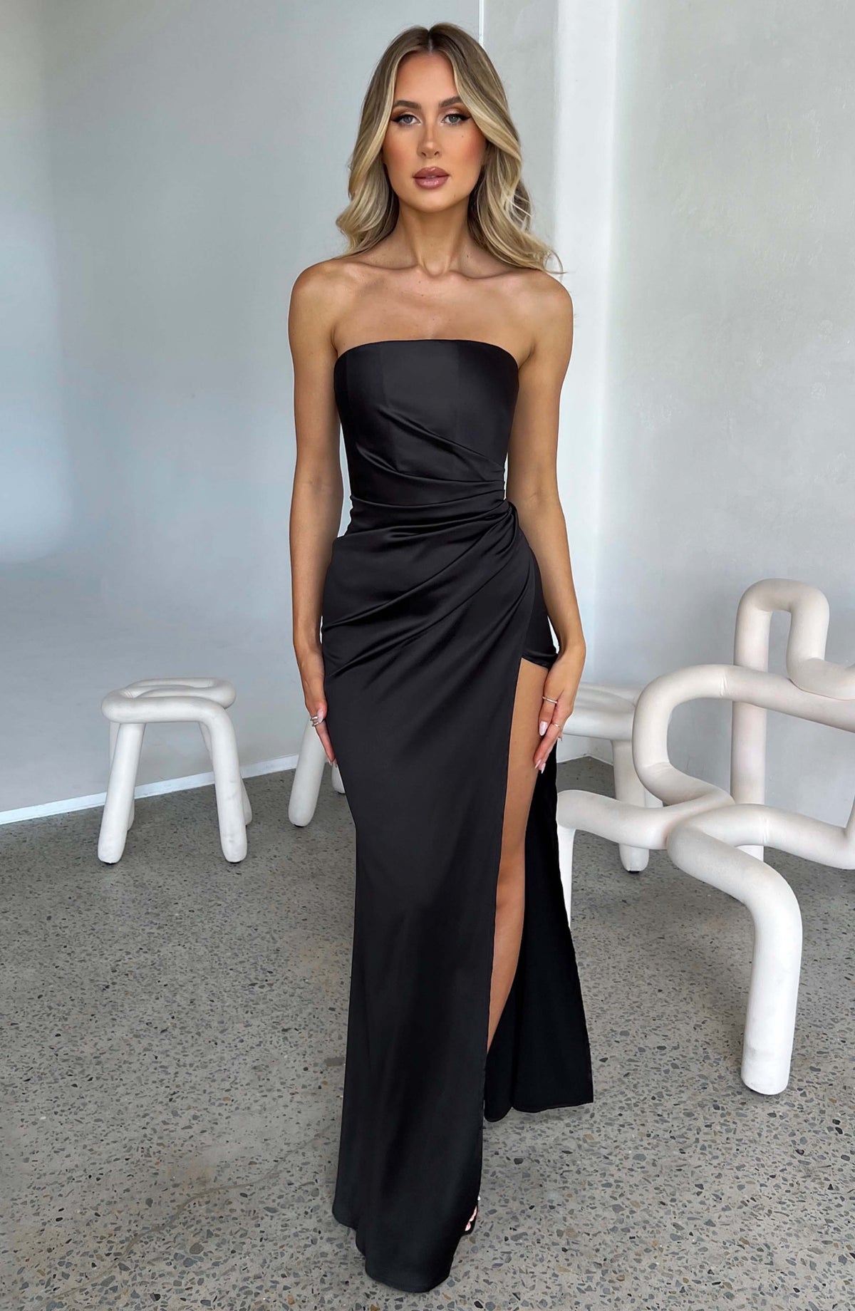 Safielle Maxi Dress in Black